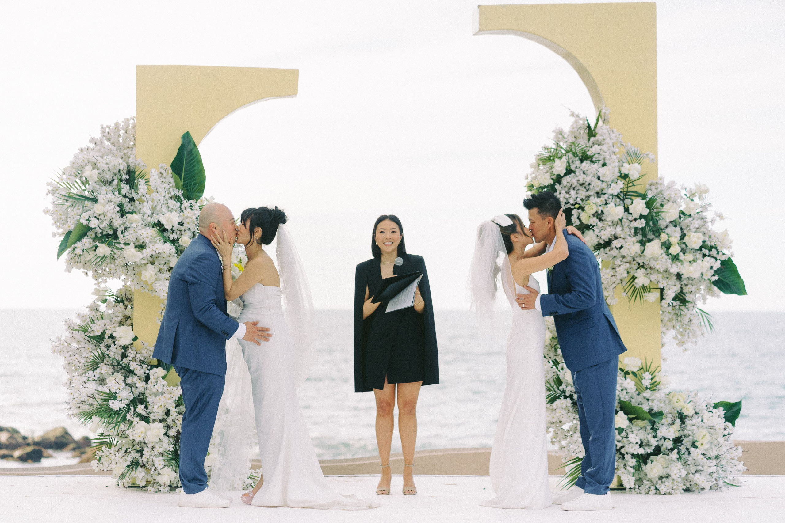 Double wedding. Sayulita Wedding Photographer, Puerto Vallarta, Cabo