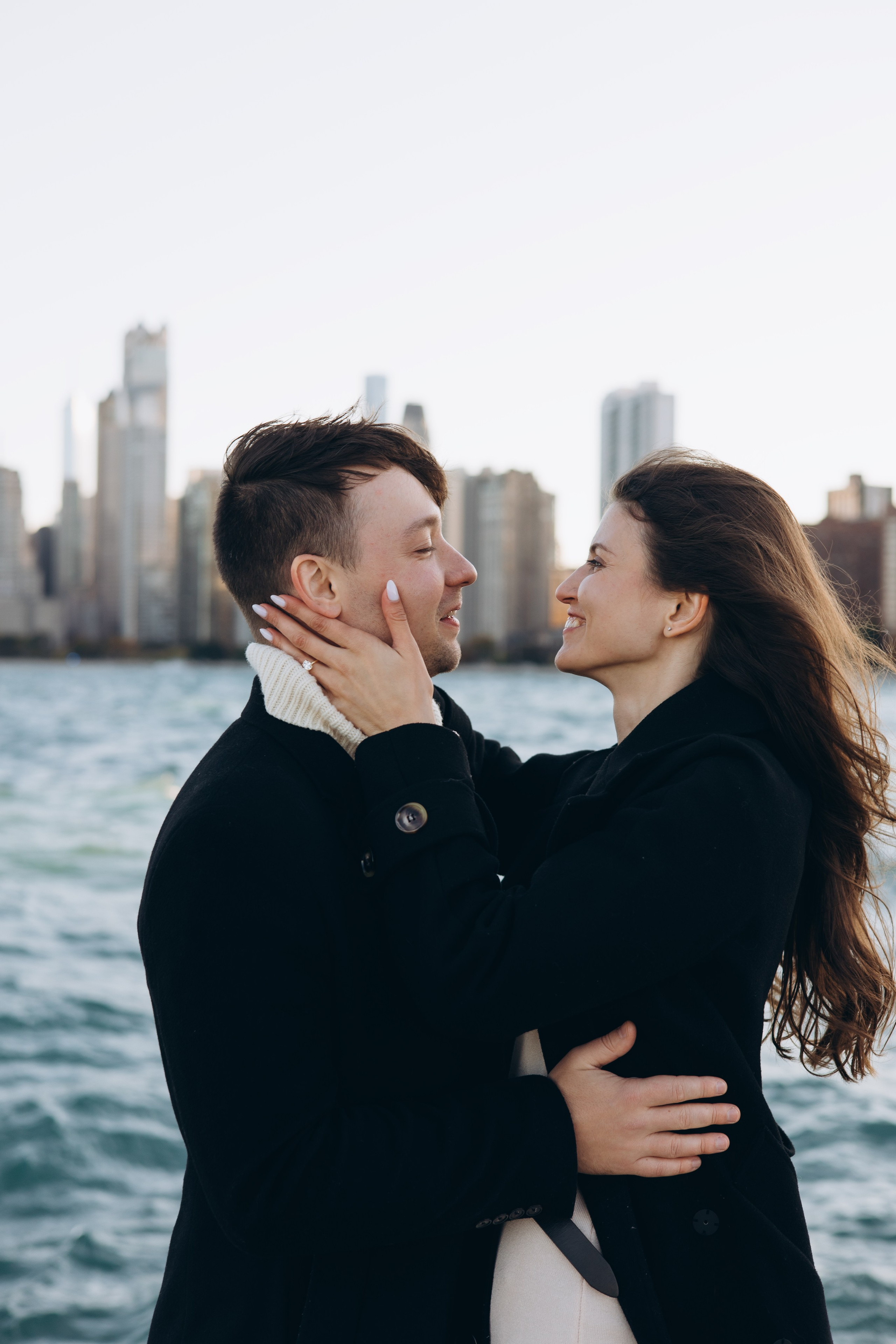 North Lake Shore Proposal — Chicago Photographer — Margarita Stepanenko