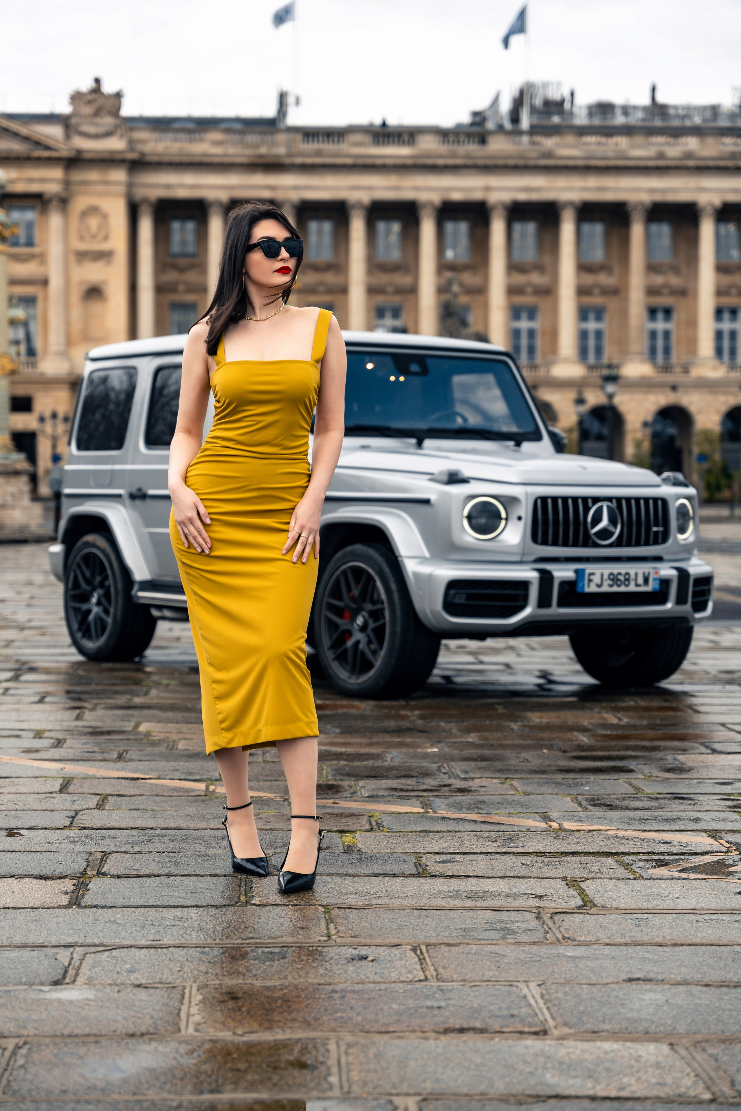 Nataliia x G63 AMG. Photographer in Paris — Vitalii Motruk