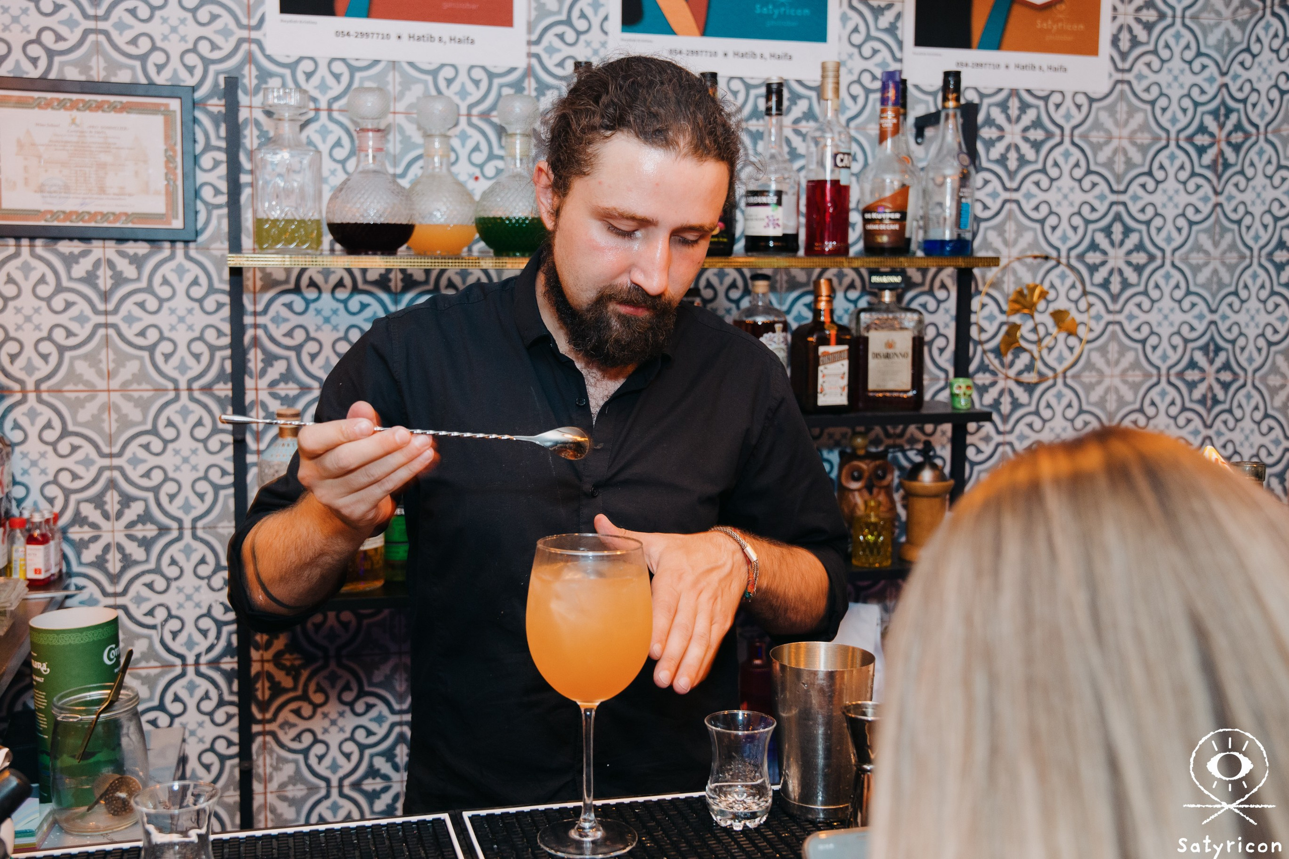 Открытие Гастробара Satiricon Haifa. Портретный и репортажный фотограф в Израиле Рома Бирман