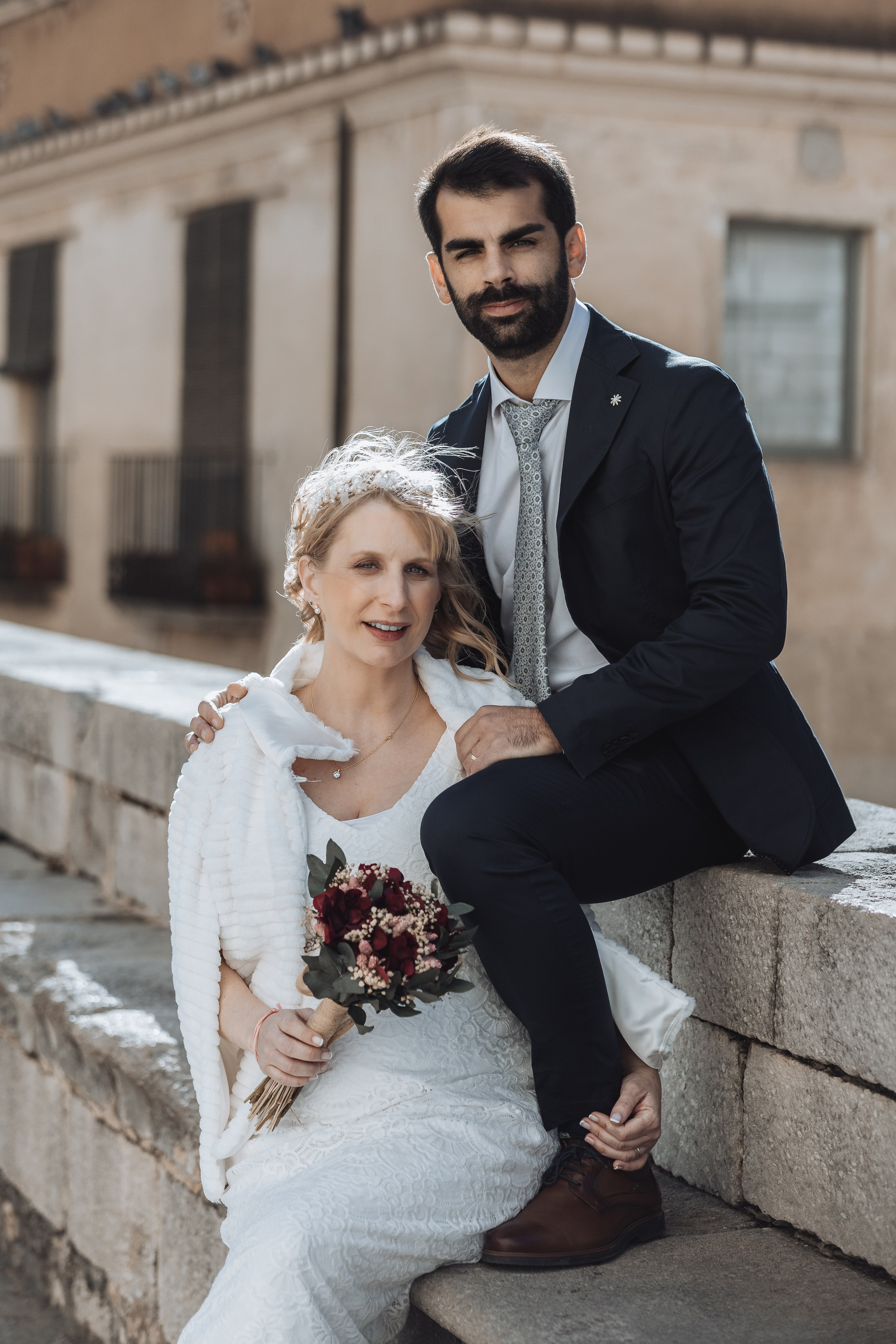 Sarah+Marc, 23.11.2024, Ayuntamiento de Girona. Свадебный фотограф в Каталонии