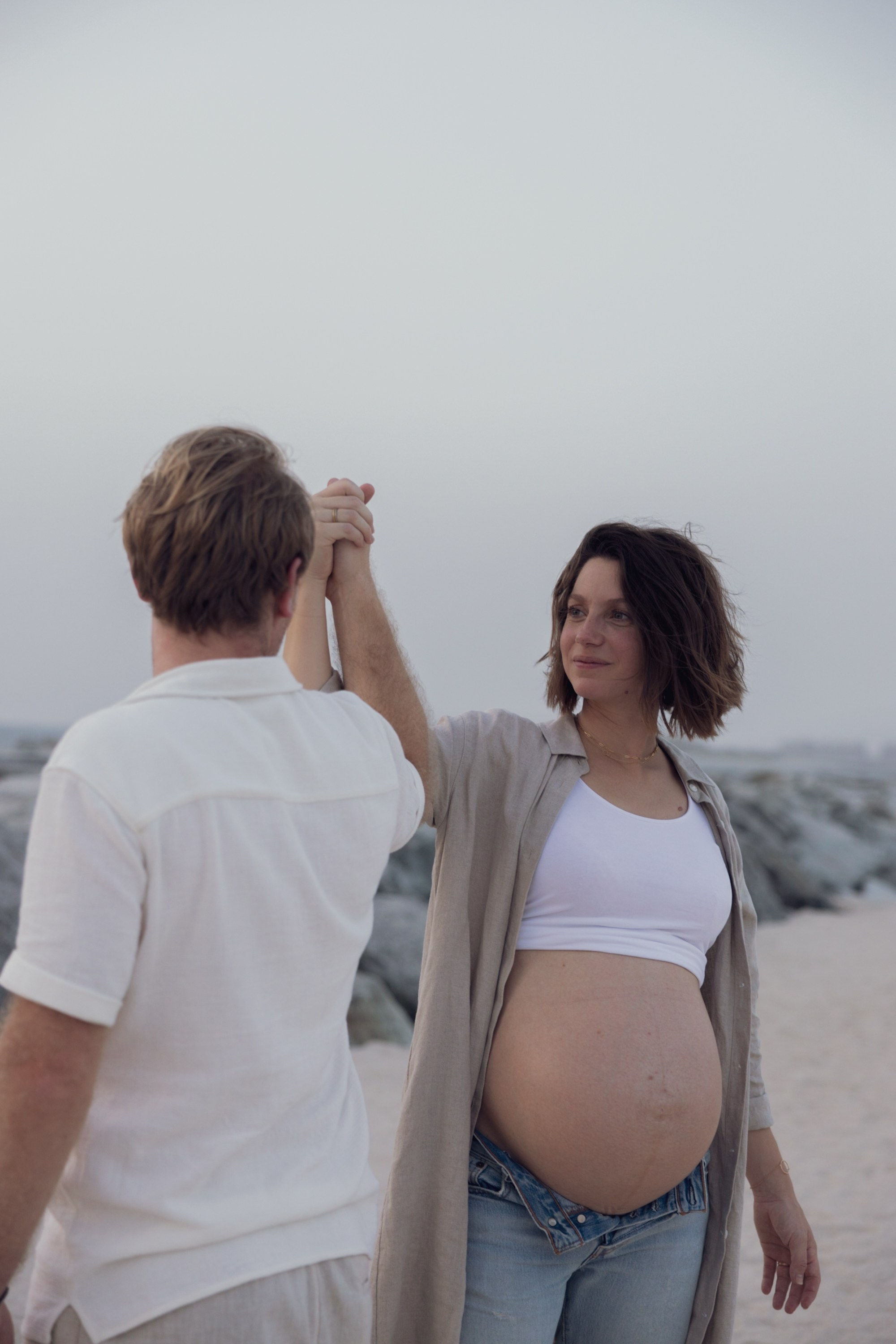 Maternity Session — Beach. Family Photographer in Dubai