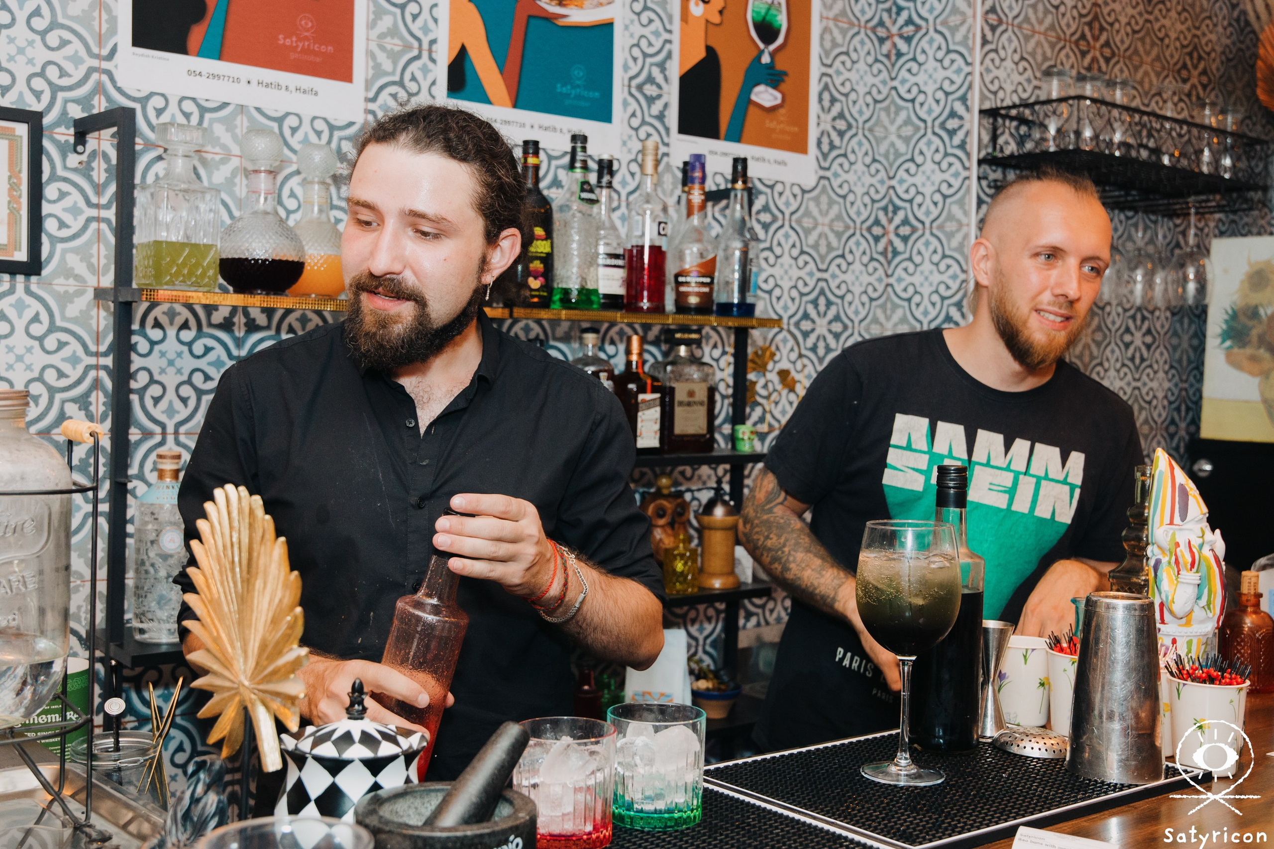 Открытие Гастробара Satiricon Haifa. Портретный и репортажный фотограф в Израиле Рома Бирман