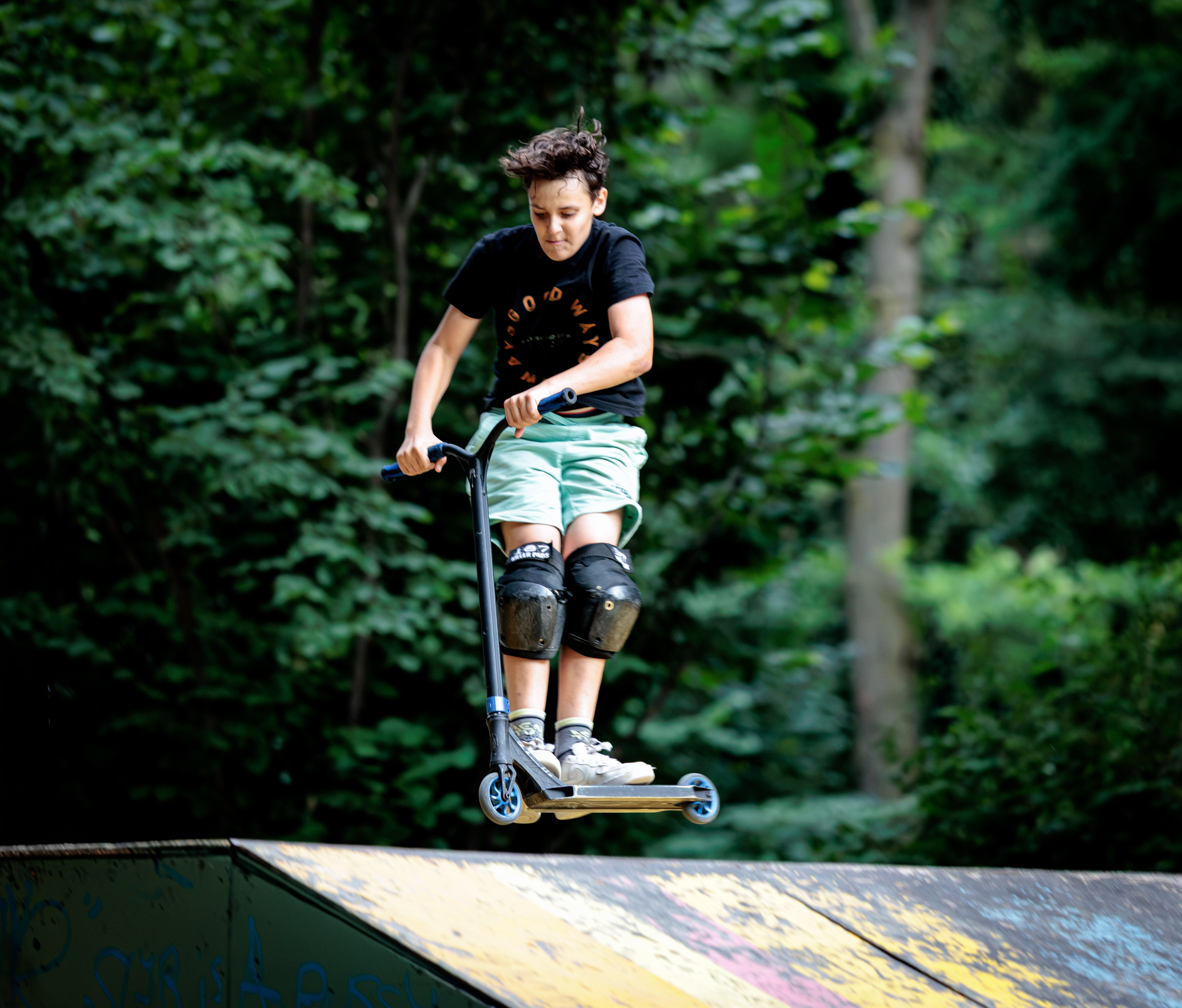 Junior Scooter Jam — Eveniment sportiv pentru copii. Cadre de catifea