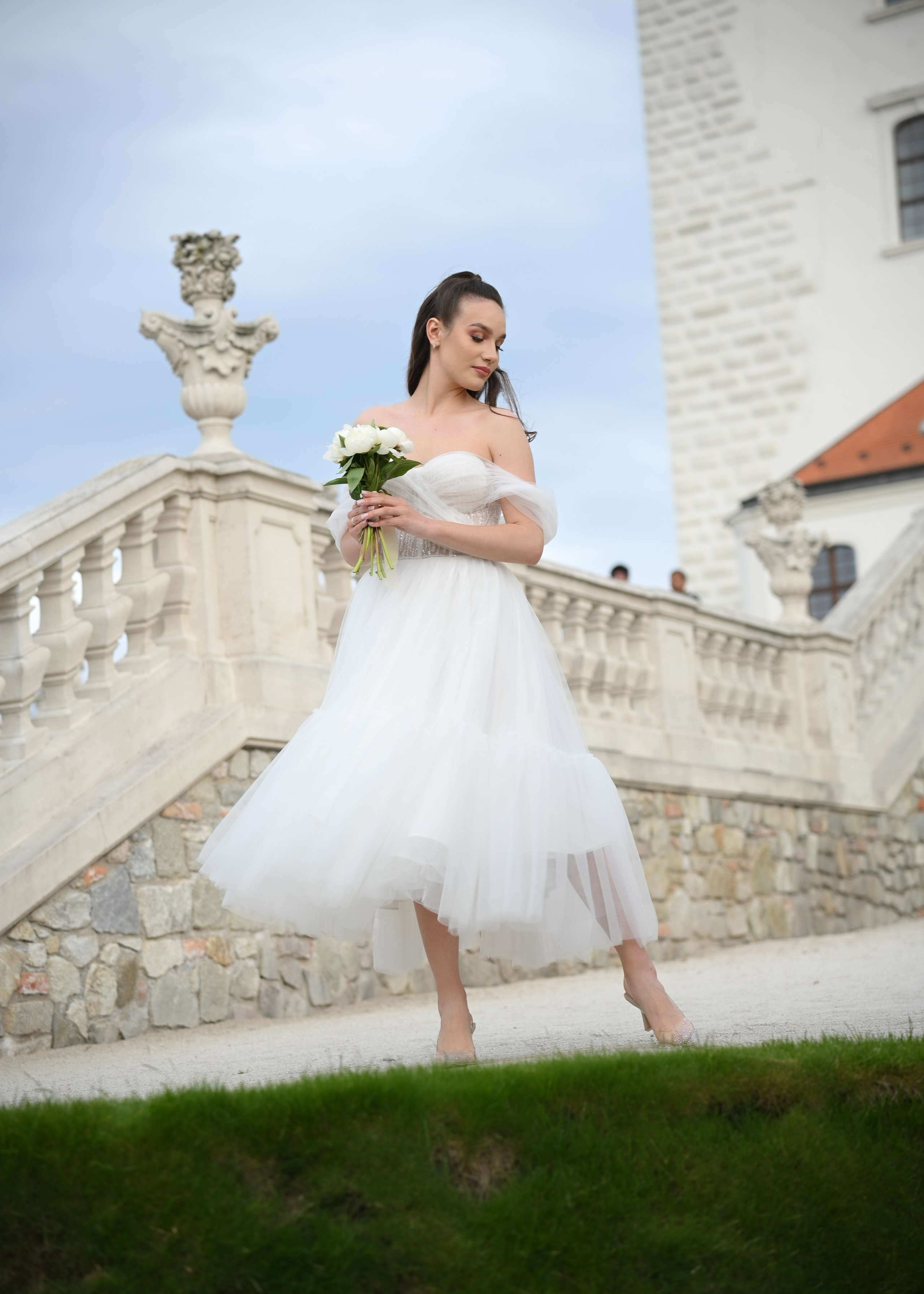 Eugene & Diana in Bratislava Castle. Photo Vienna and Bratislava