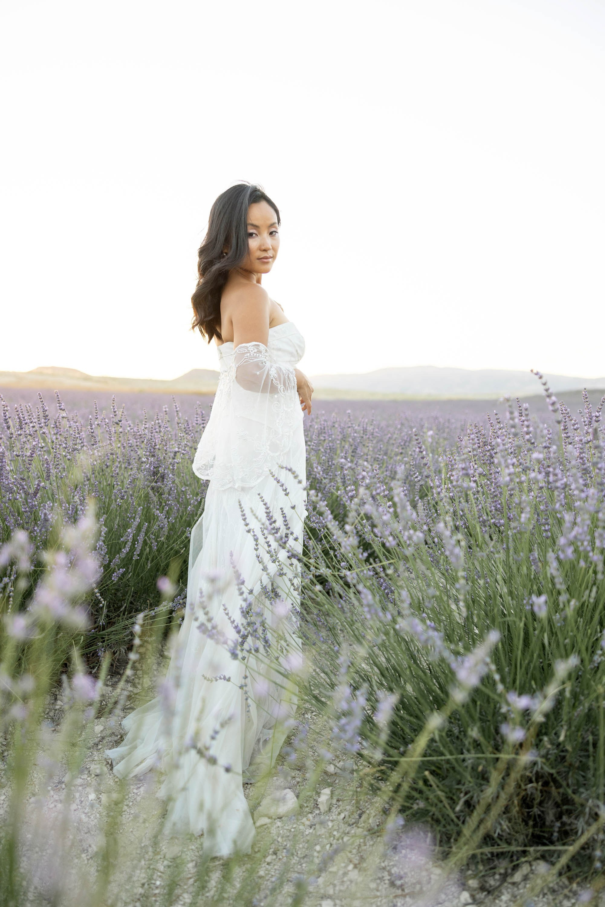 Dreamy Photoshoot in a Lavender Field. Julia Ganch I Fashion Wedding Photography I Cappadocia Turkey