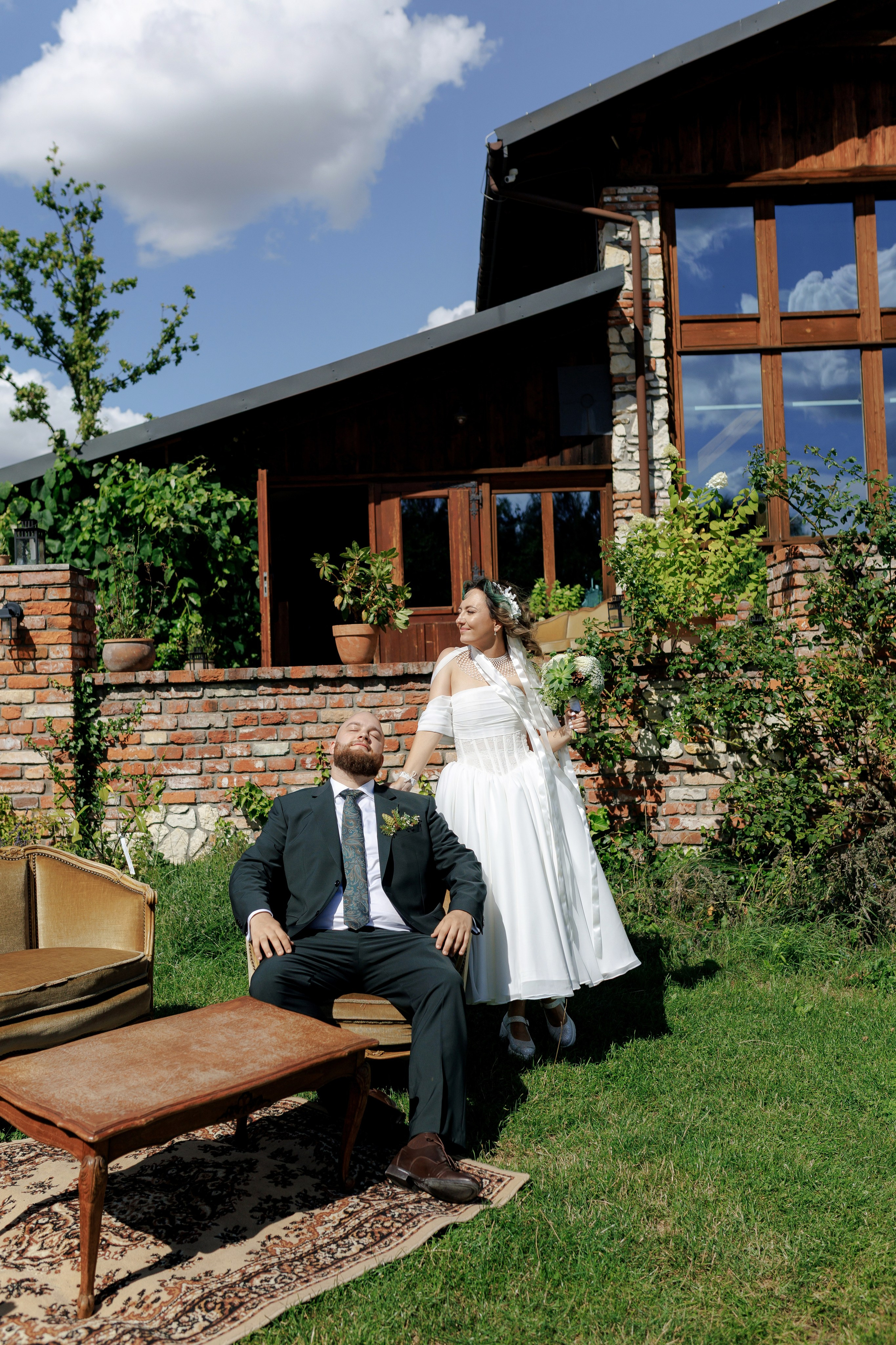 Janina & Wladek. Dworzyszcze Wola. 23.07.2025. Fotograf ślubny i rodzinny w Krakowie Yana Klymova