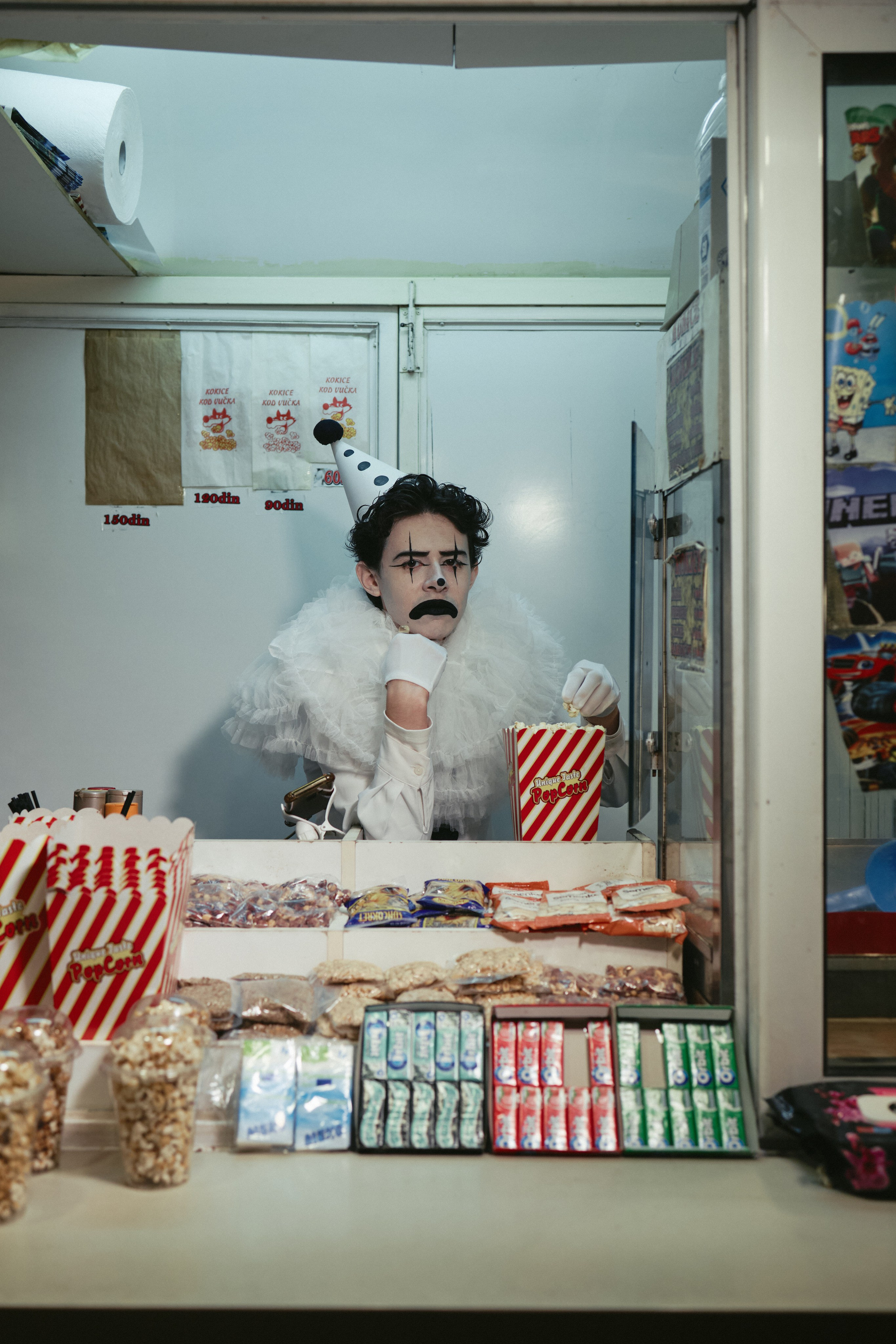 Маска и личность | Концептуальная фотосессия клоуна в Нови Саде. Анастасия Еремина | Фотограф в Сербии | Персональные и бизнес-фотосессии в Белграде и Нови Саде