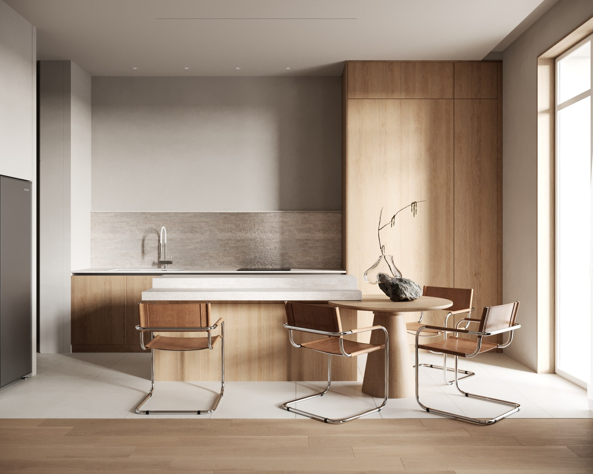 Bright apartment. Interior designer / visualizer Lisa Oputina