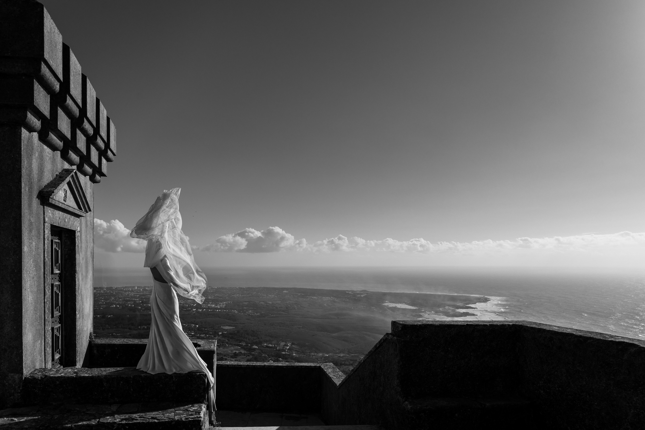 Sintra Elopement at Cabo da Roca Cliffs | Portugal. Lisbon Wedding Photographer | Timeless Documentary Wedding Photography