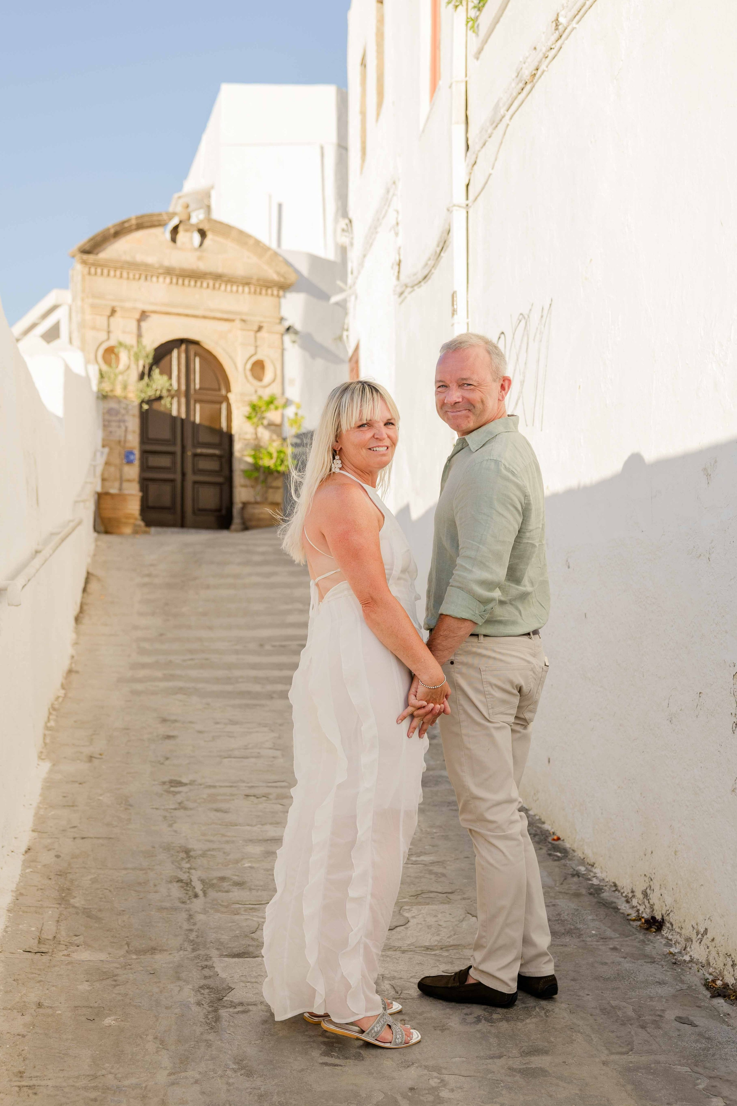 A walk to Lindos with Rob & Louise!. Photography in Rhodes