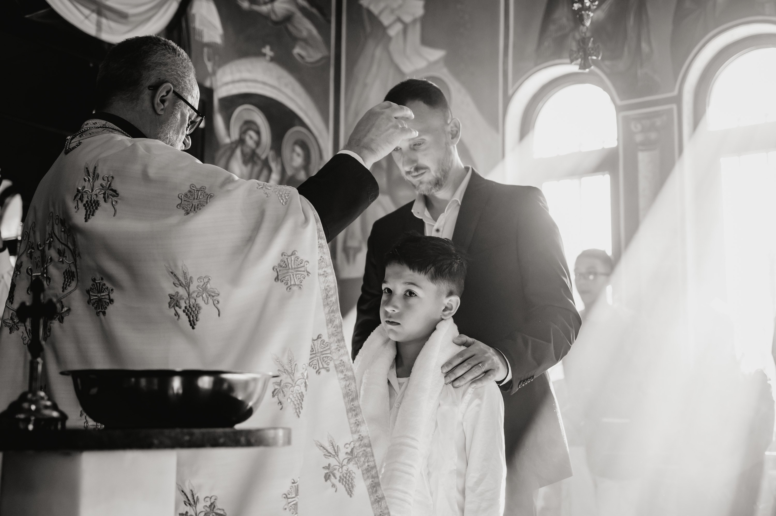 Baptism. Bojana Žuža, photographer in Belgrade, Serbia