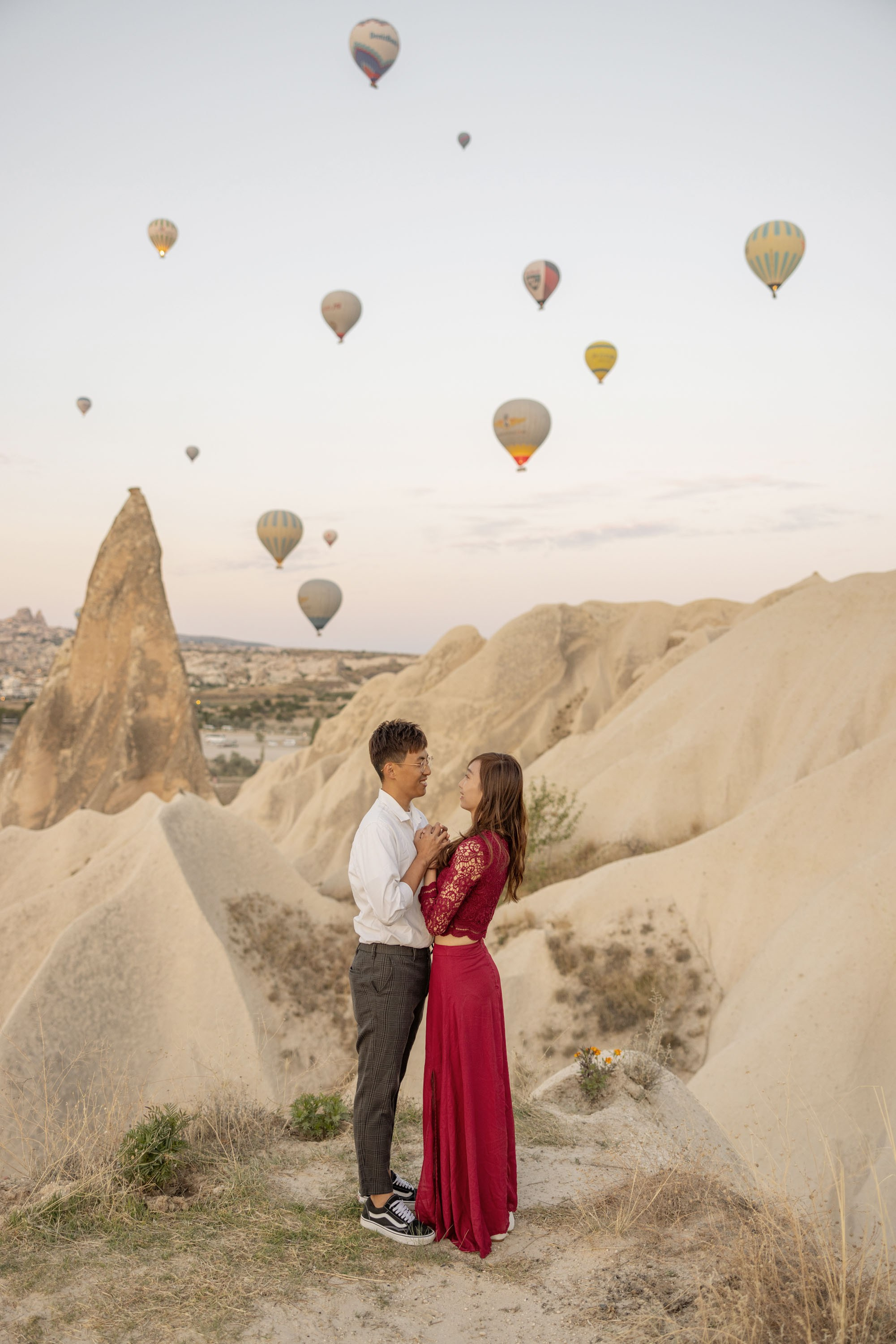 Couple photo shoot in Cappadocia. Julia Ganch I Fashion Wedding Photography I Cappadocia Turkey