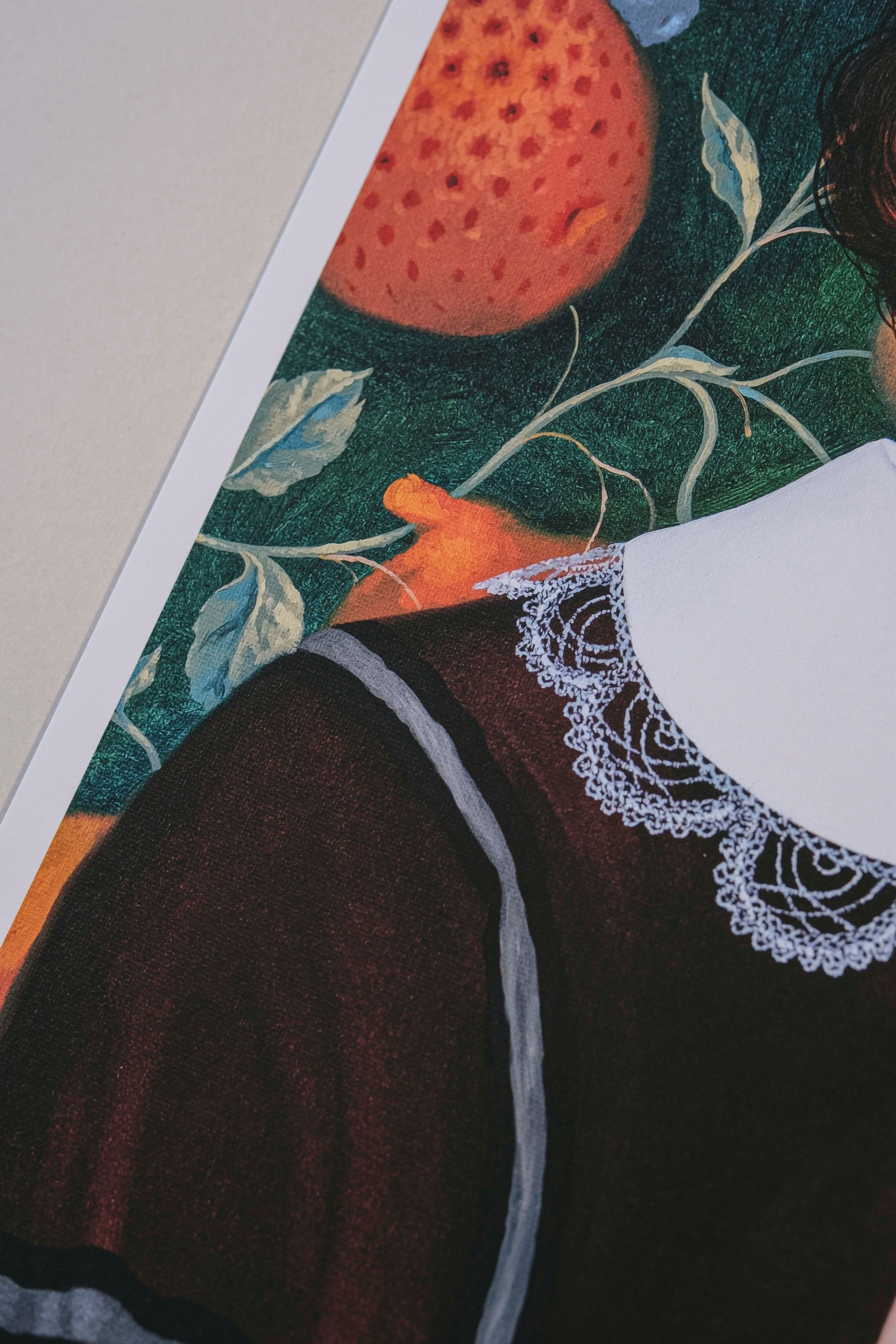 Portrait with Fruits. ELEN BEZHEN