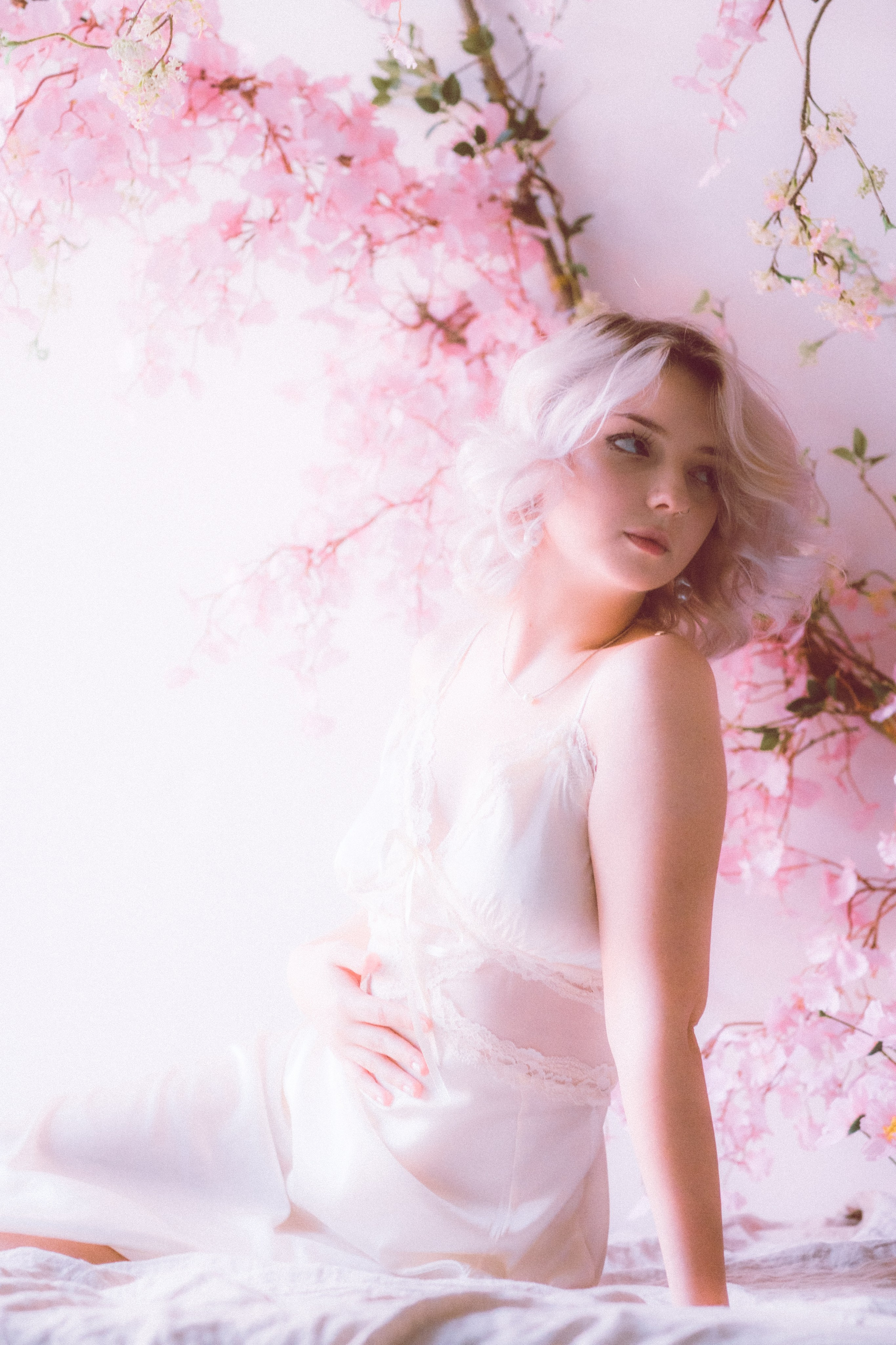 Adelina in Bloom | Soft Floral Portrait Photography