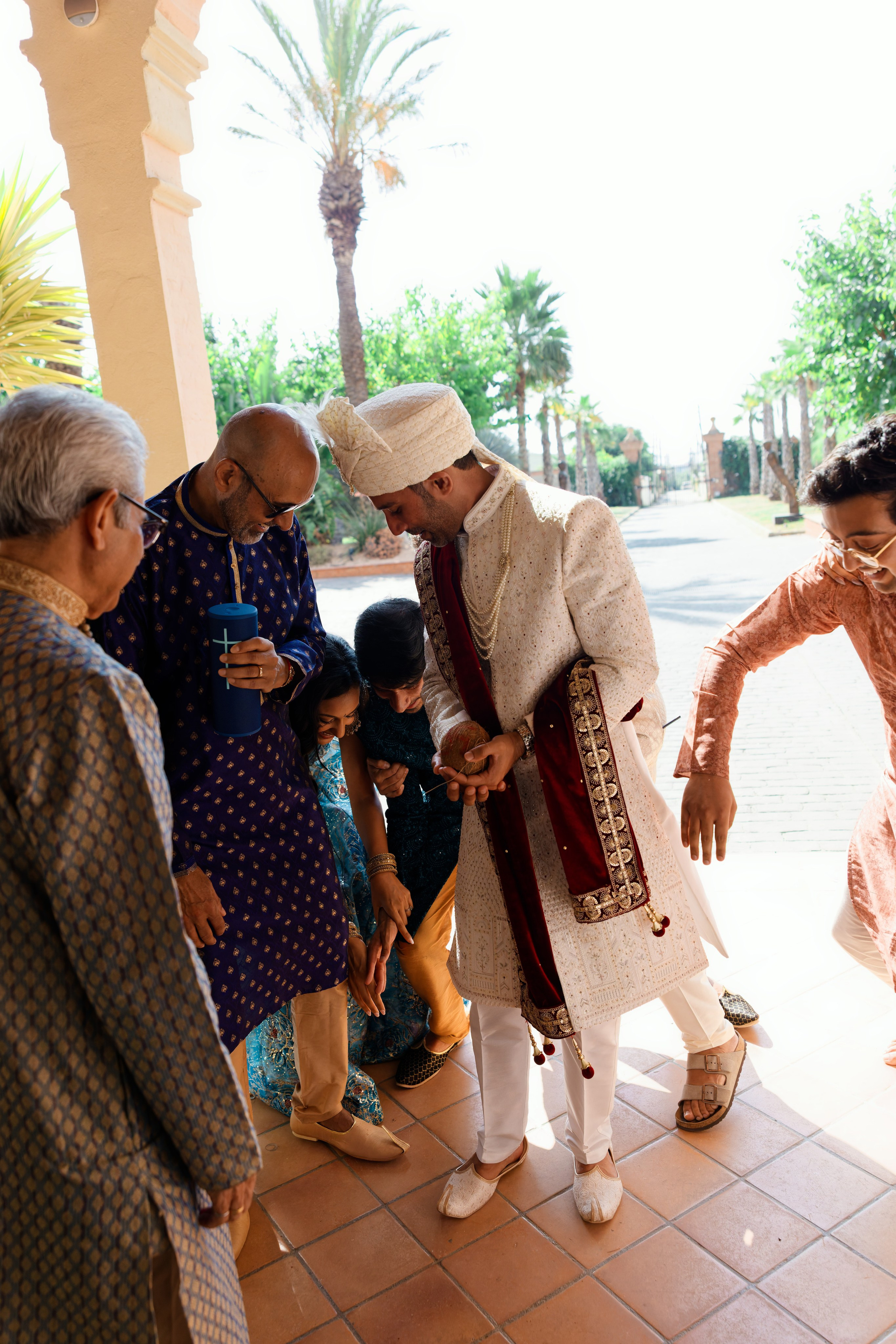 Indian wedding at Gran Villa Rosa, Barcelona