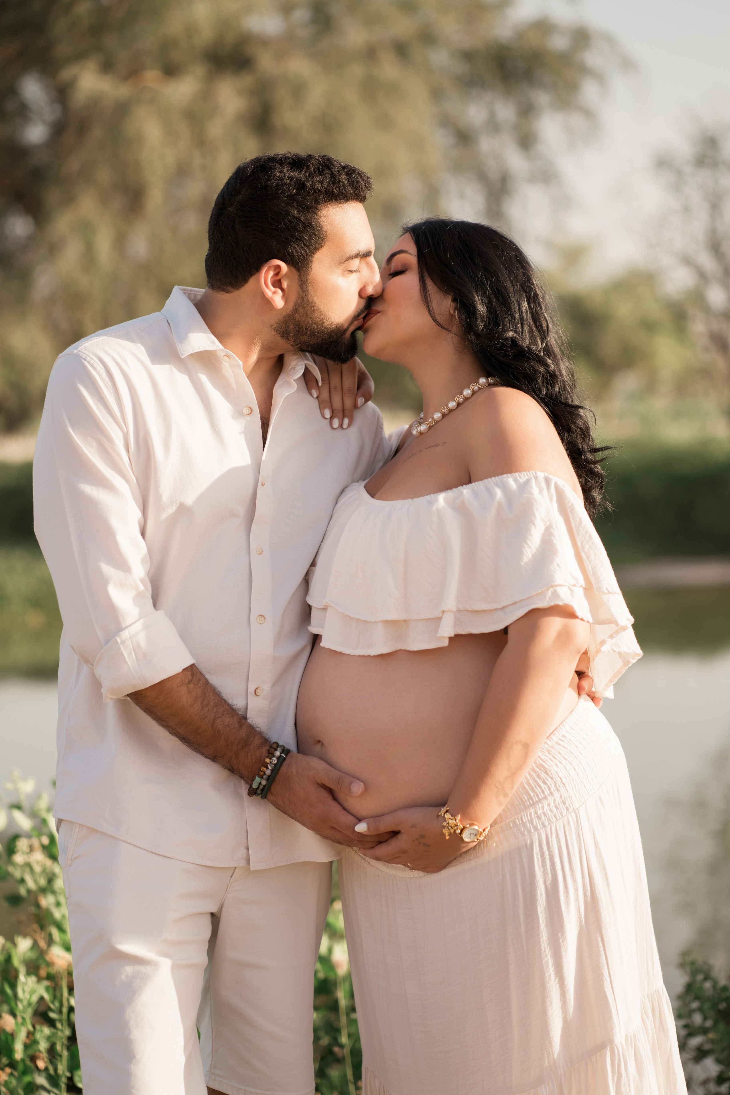 Sunrise by the lake. Angela Iakovleva — Family Photographer in Dubai
