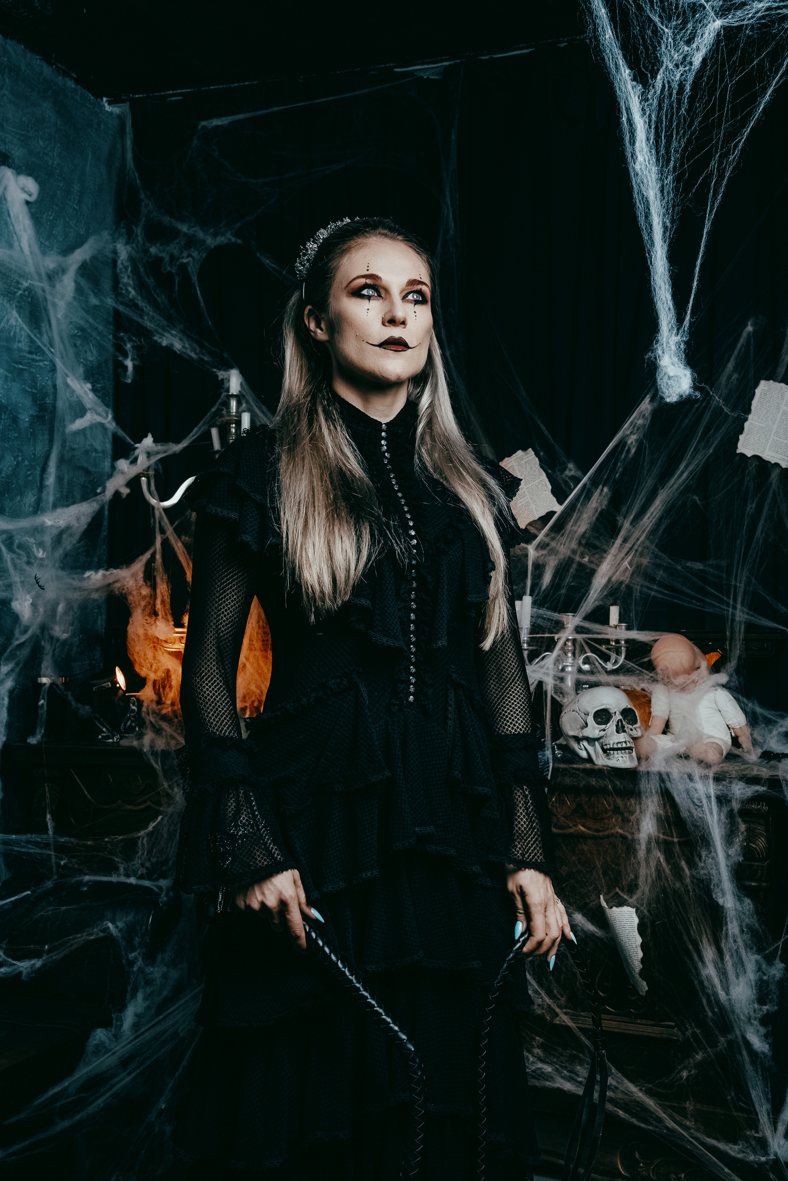 Halloween themed studio photo shoot 