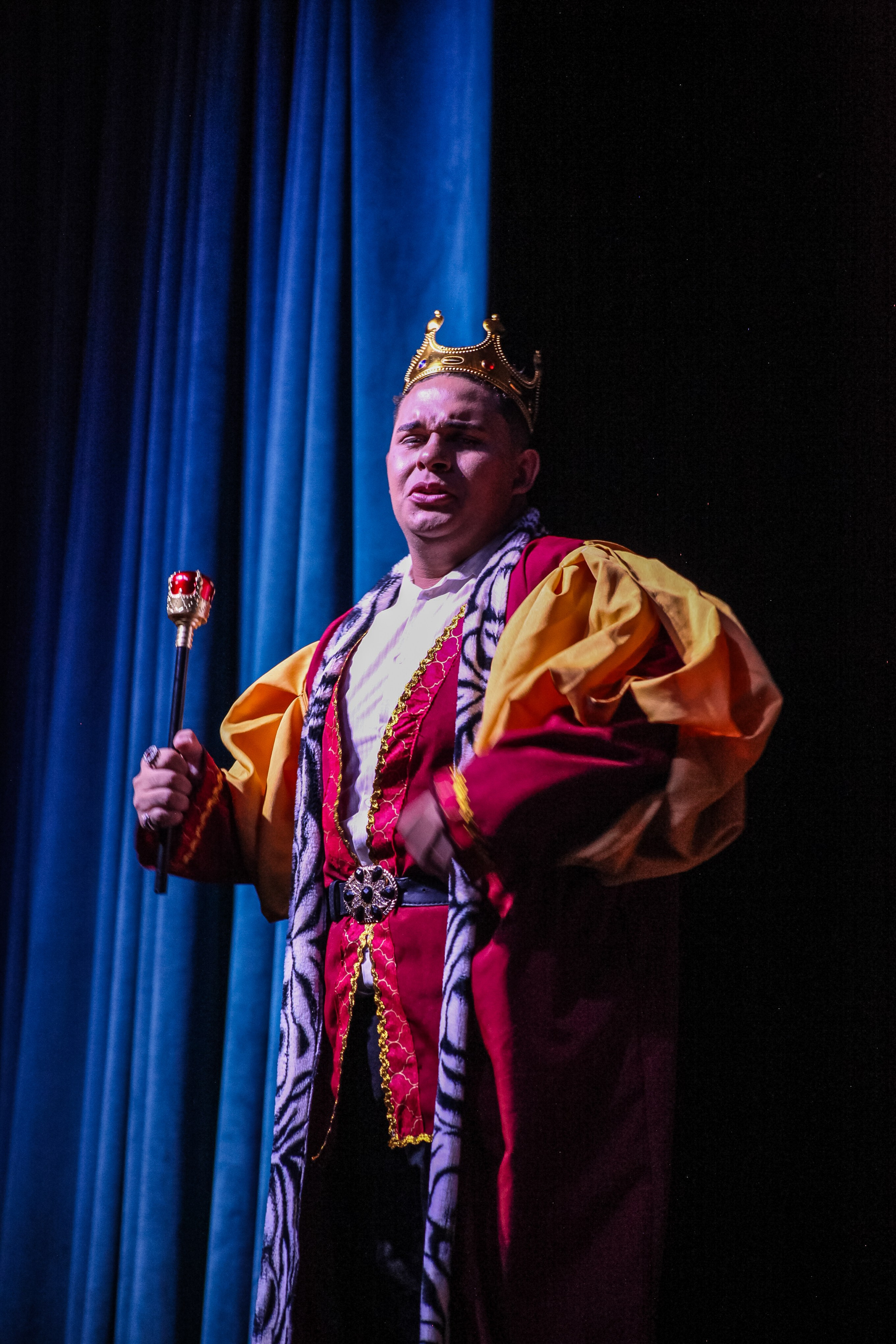Peça teatral — A Nova Roupa do Rei (dez 24). LUCAS MENEGHIN | fotografia