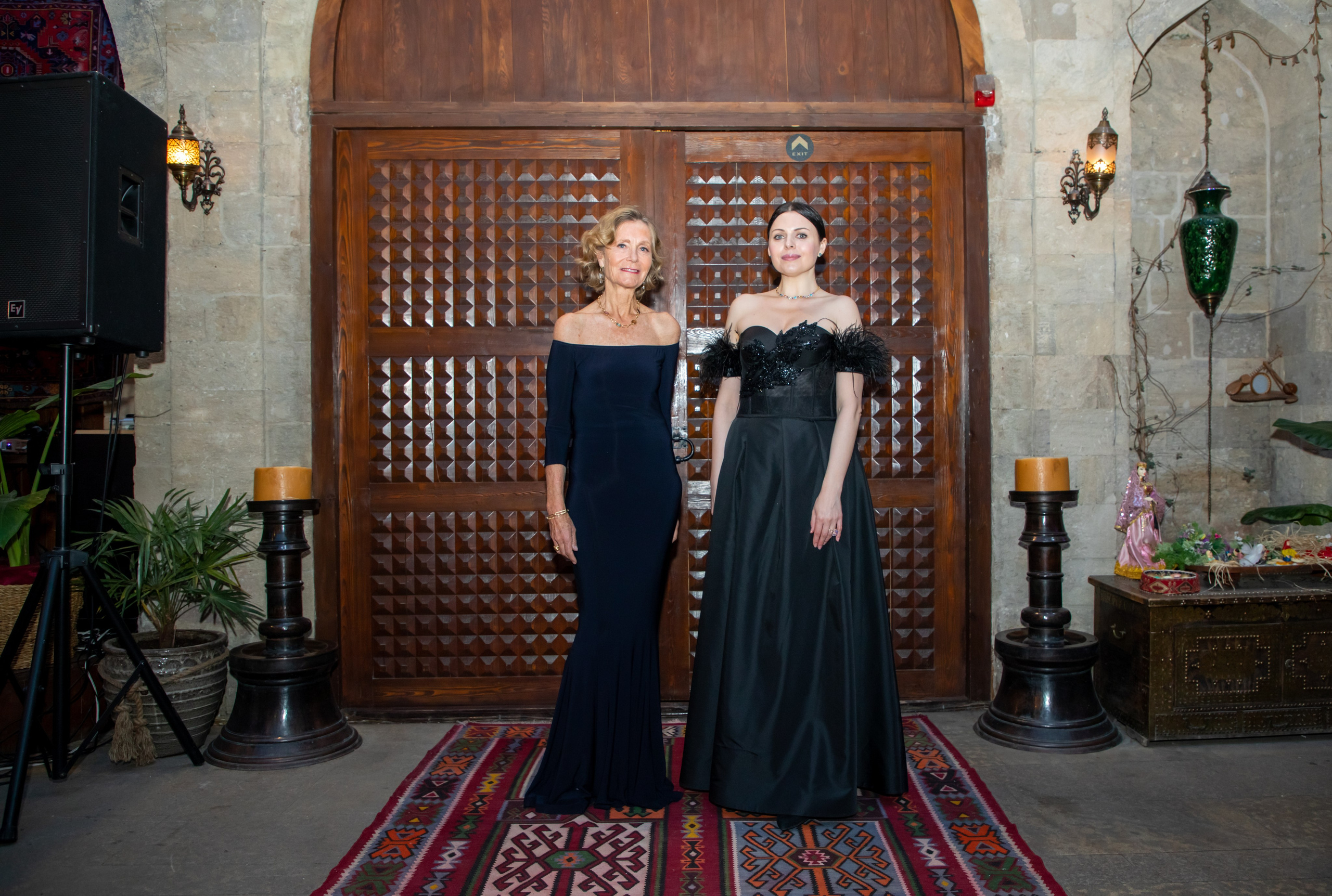 Gala-Dinner with the French Countess, the main etiquette expert Marie de Tilly. Baku Photographer
