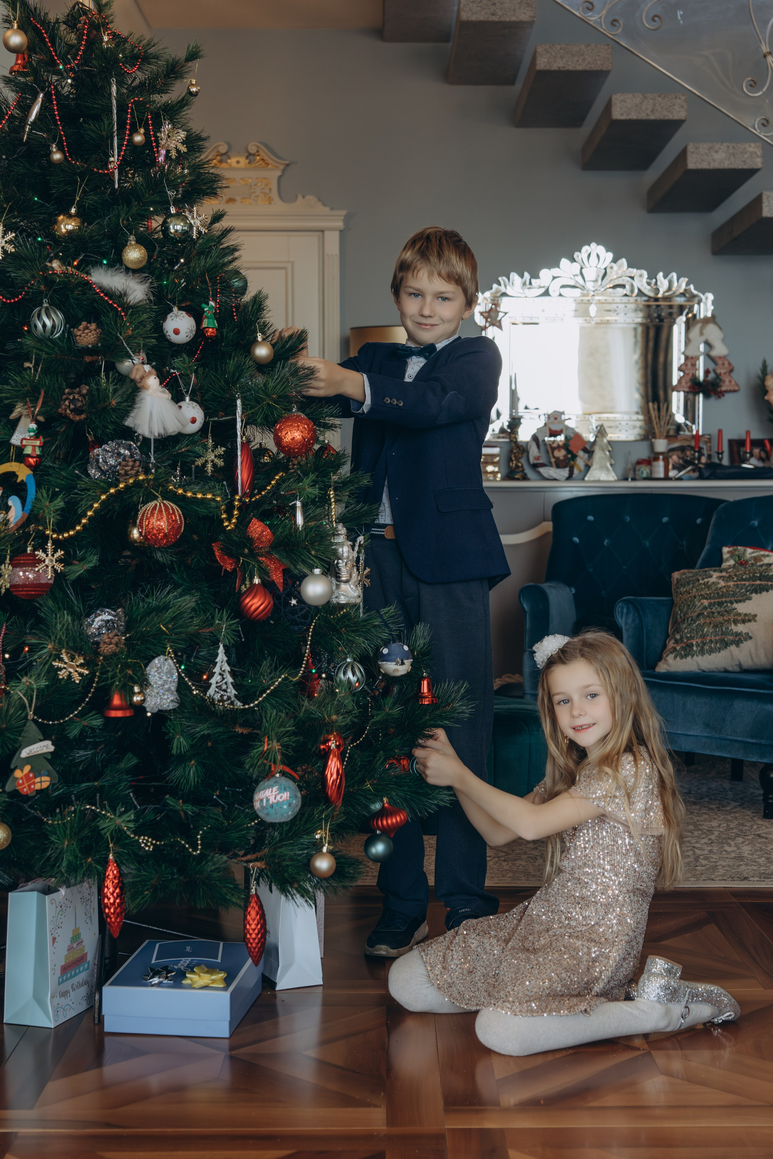 XMAS FAMILY SHOOTING. PHOTOGRAPHER IN ITALY