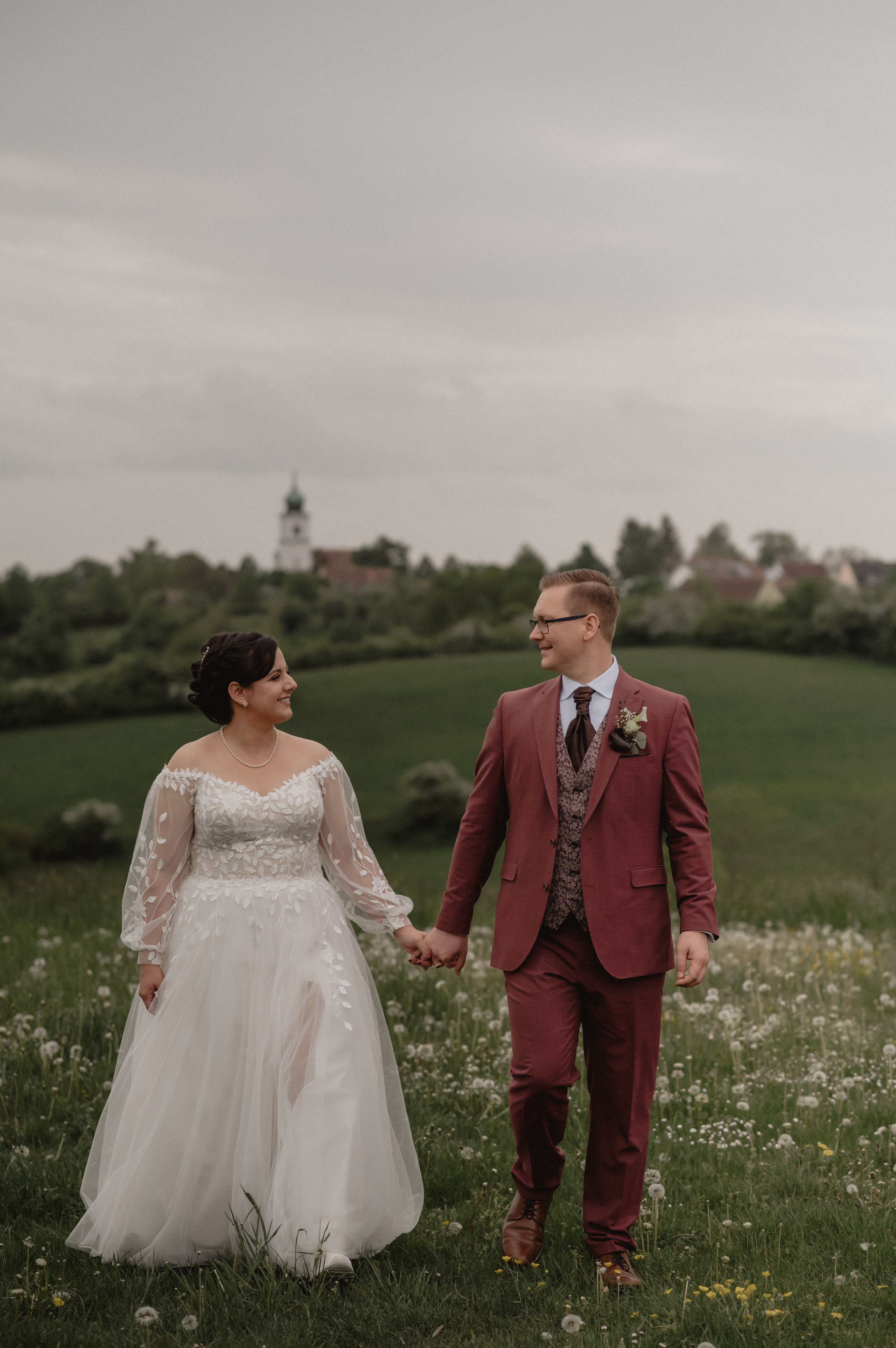 REGENHOCHZEIT IN HERRIEDEN. Фотограф в Нюрнберге Ирина Менерт из Ансбаха