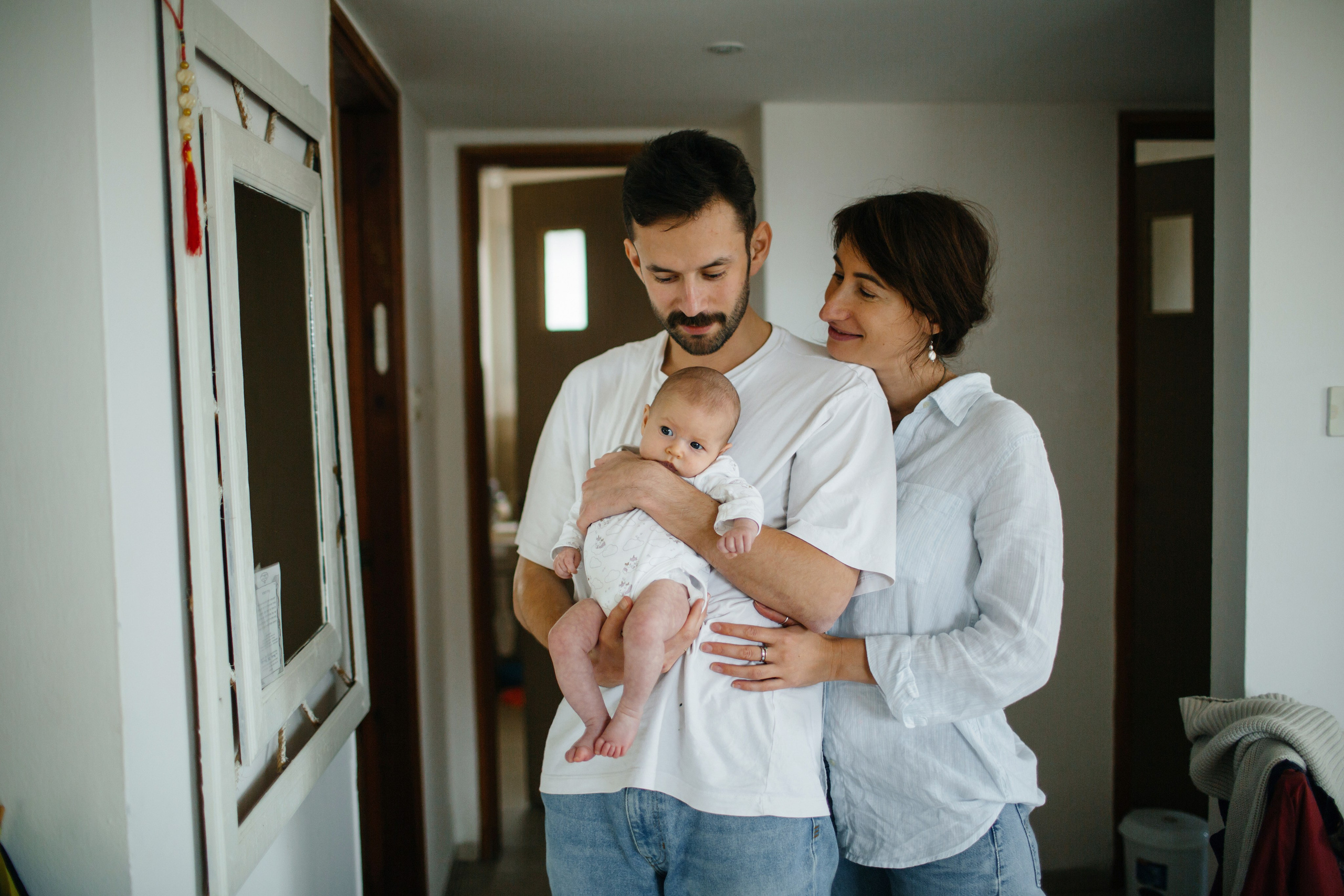 Sweet home / Ayala 3 month. Family photographer in Israel
