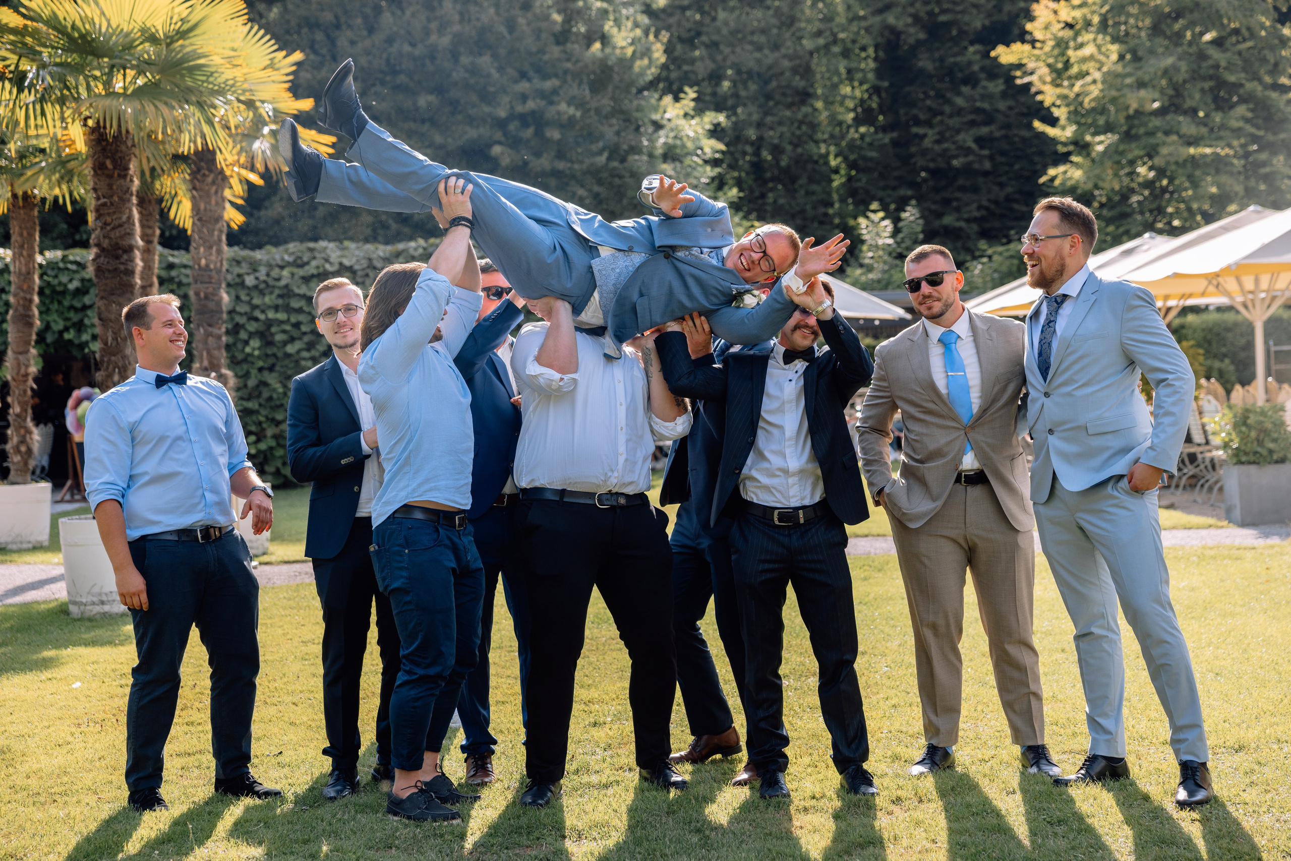 Hochzeit im Schlosscafé im Palmenhaus & Schloss Nymphenburg. Hochzeitsfotograf München Taufe Familienfotograf Tanja Mauke