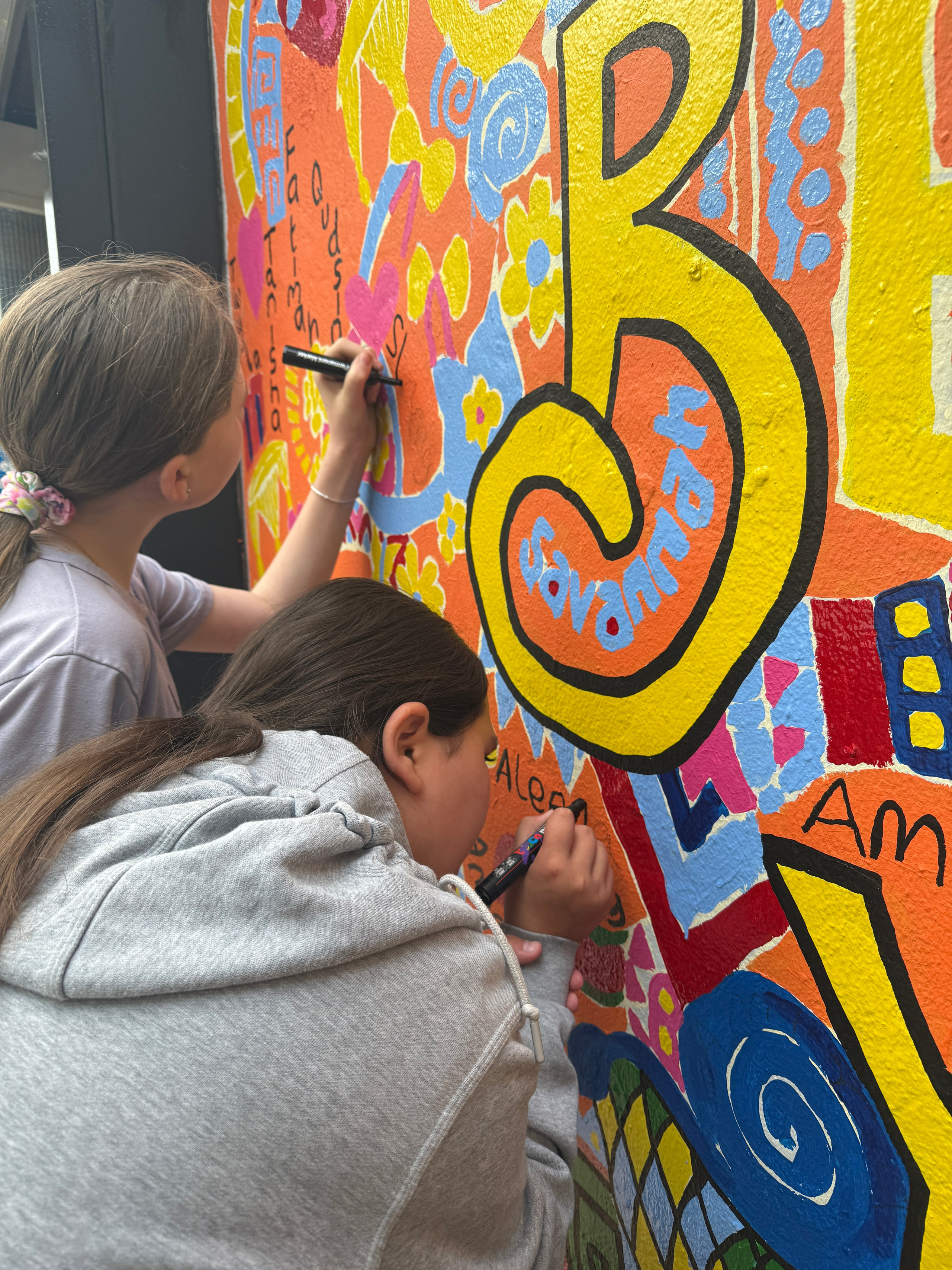 MAPA Community Girls Group Mural. Professional Portrait & Event Photographer in West Yorkshire, travels across UK