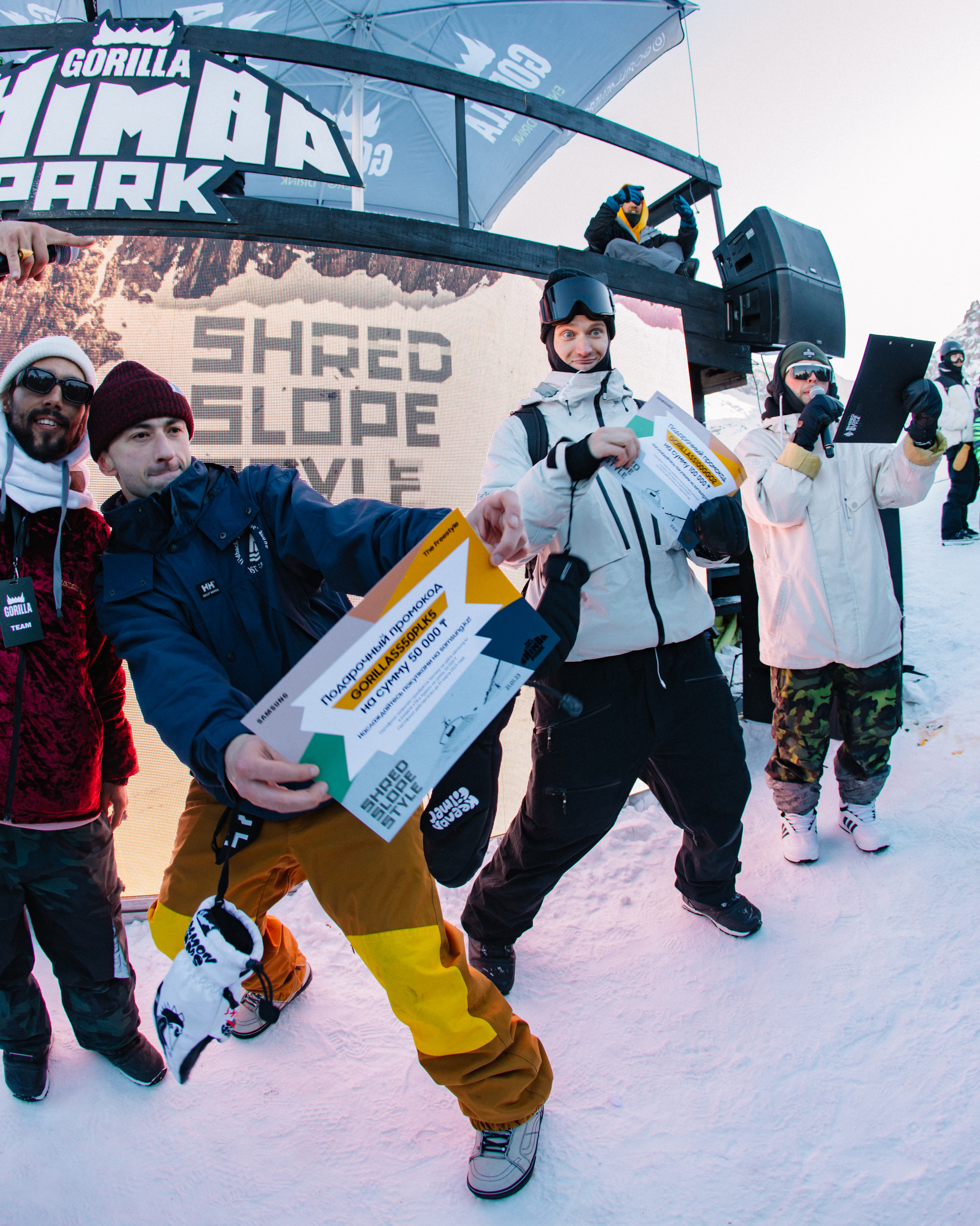 GORILLA CHIMBA PARK — SHRED SLOPE STYLE 21.01.2023. Портретный и спортивный фотограф в Алматы Алексей Овечкин