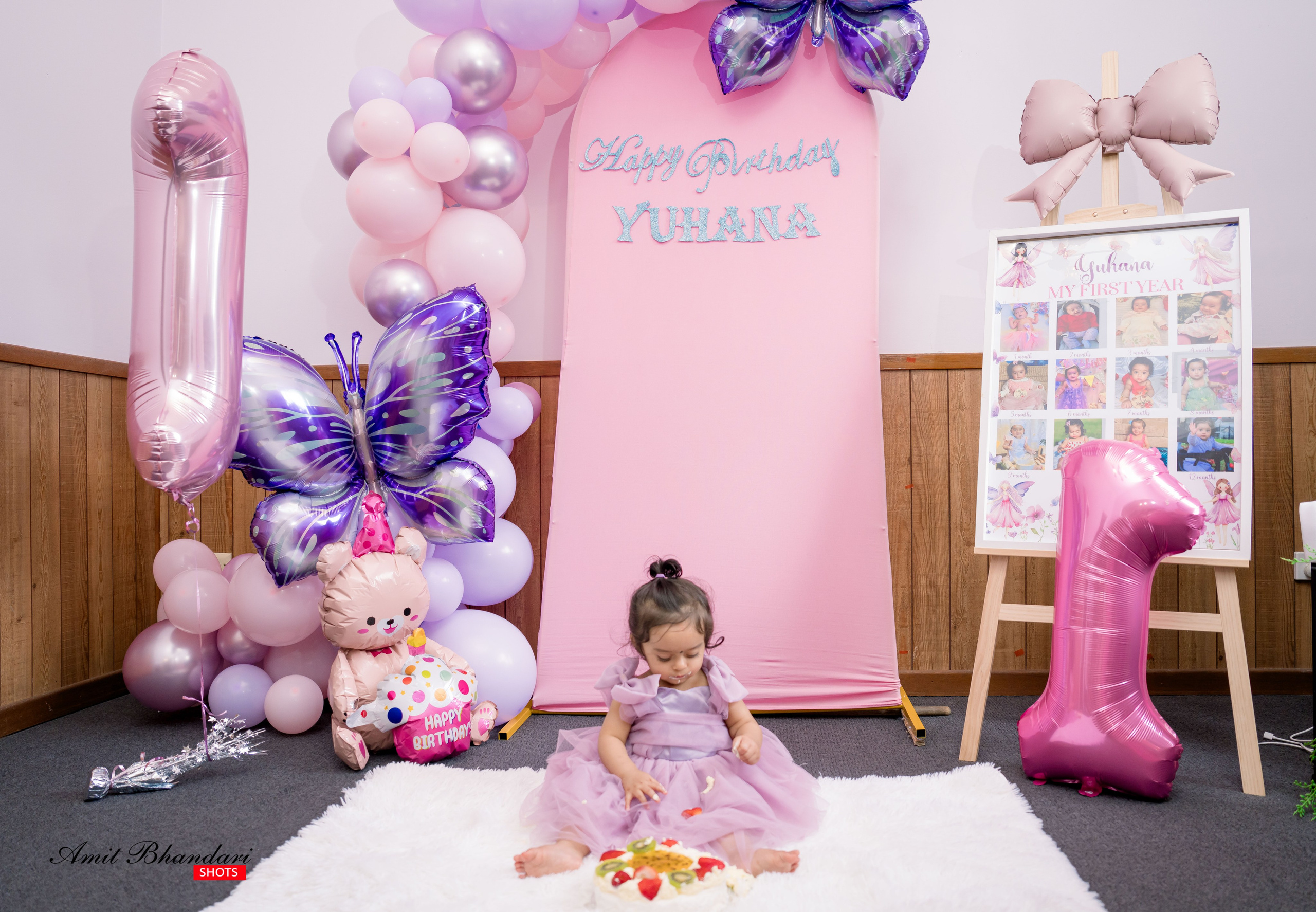 Yuhana’s Cake Smash Session. Freelance Photographer in Newcastle & Central Coast