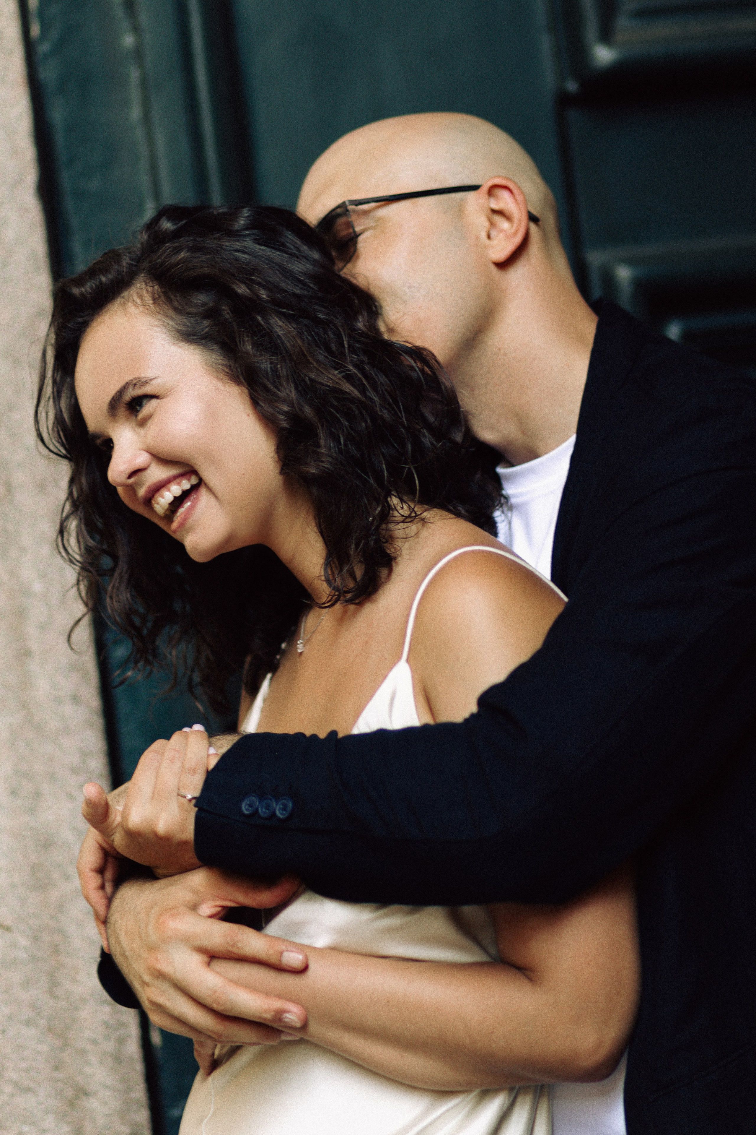 Cinematic love story photography in Milan