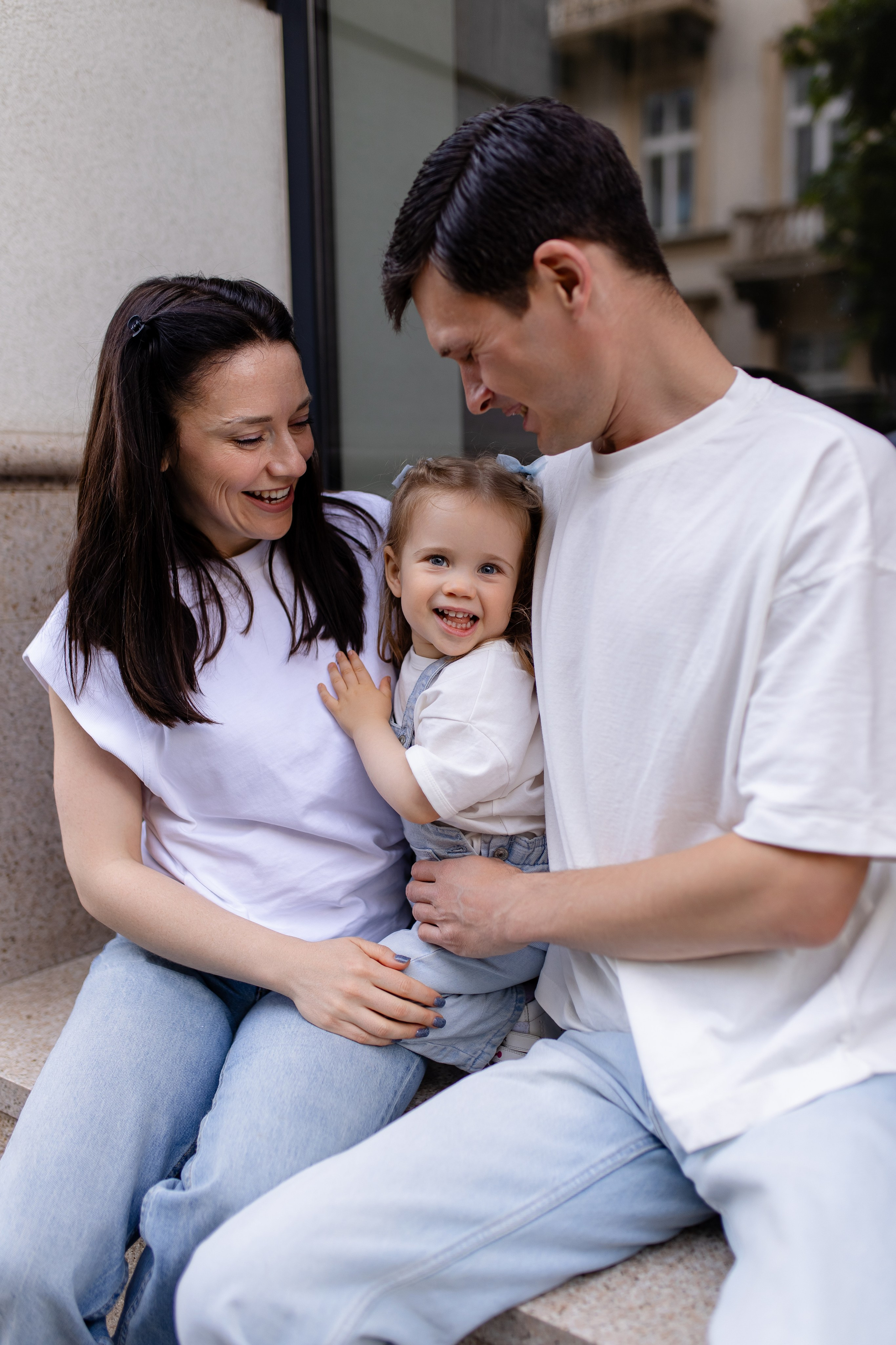 Денис+Настя+Єва. Весільний, сімейний фотограф Варшава