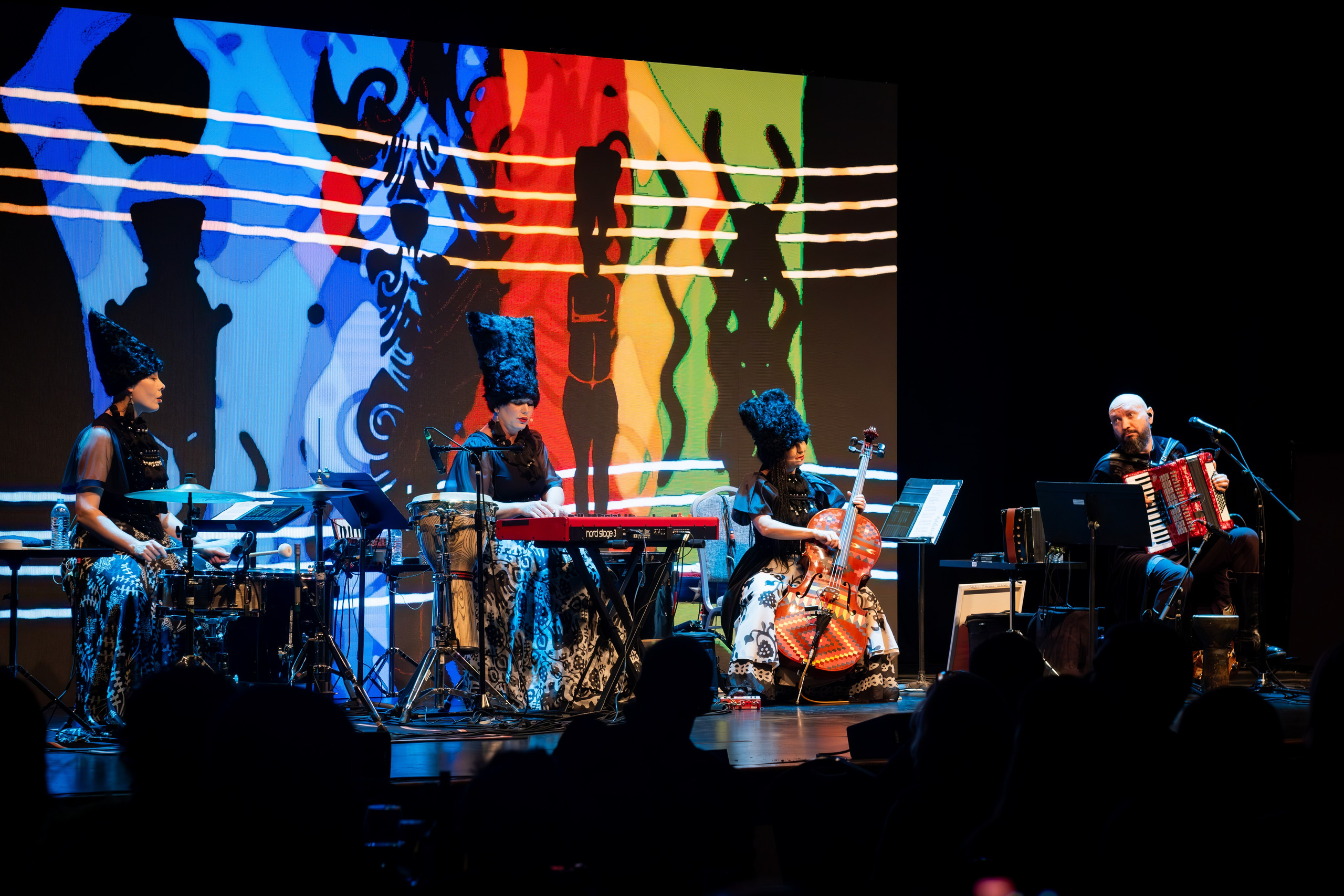 DAKHA BRAKHA. Reportage concert portrait photography in the San Francisco Bay Area