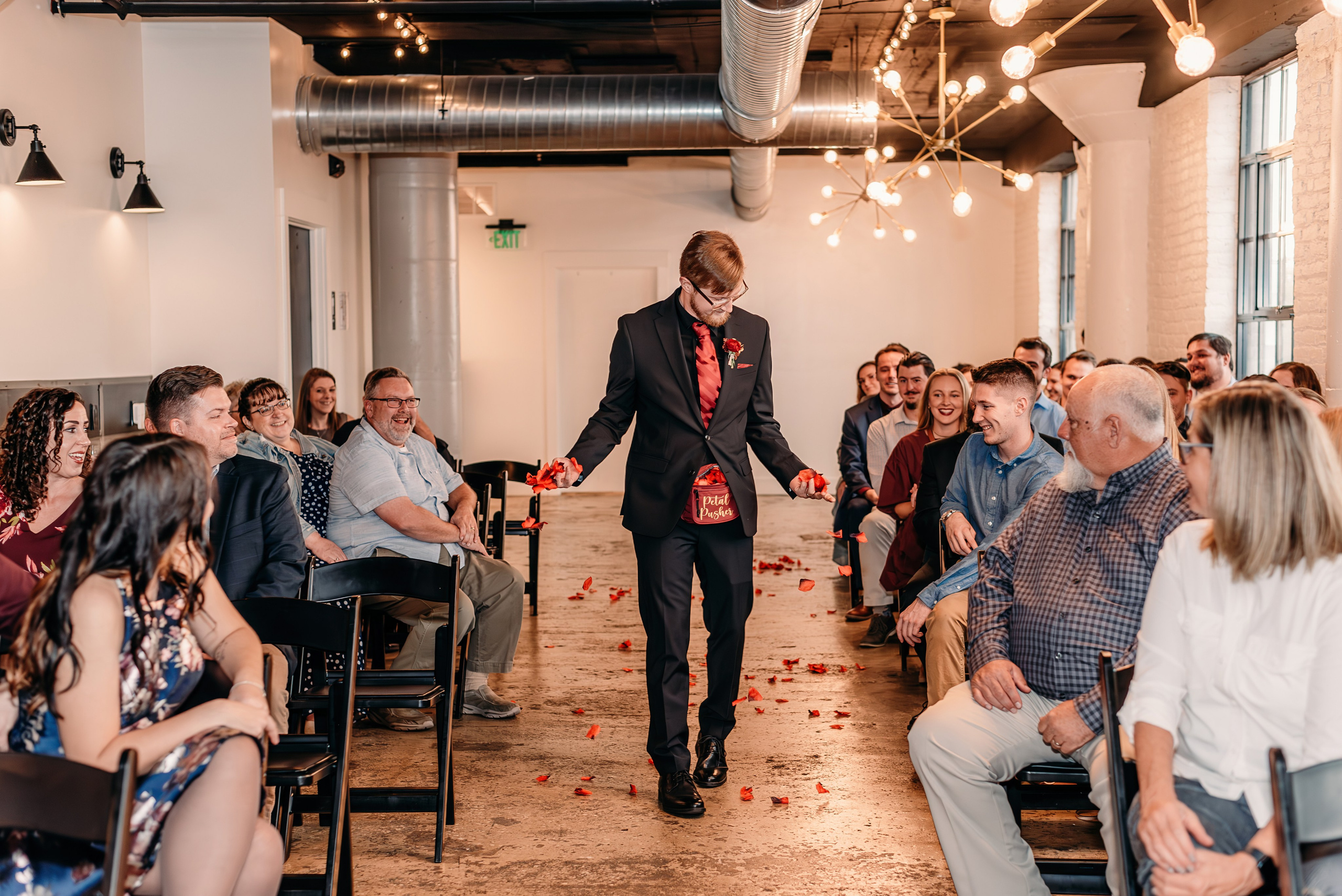 Bold & Dramatic Wedding at The Paper Mill on The Landing | Fort Wayne Wedding Photographer. Alexandria Danielle Photography | Fort Wayne & Indianapolis Wedding Photographer