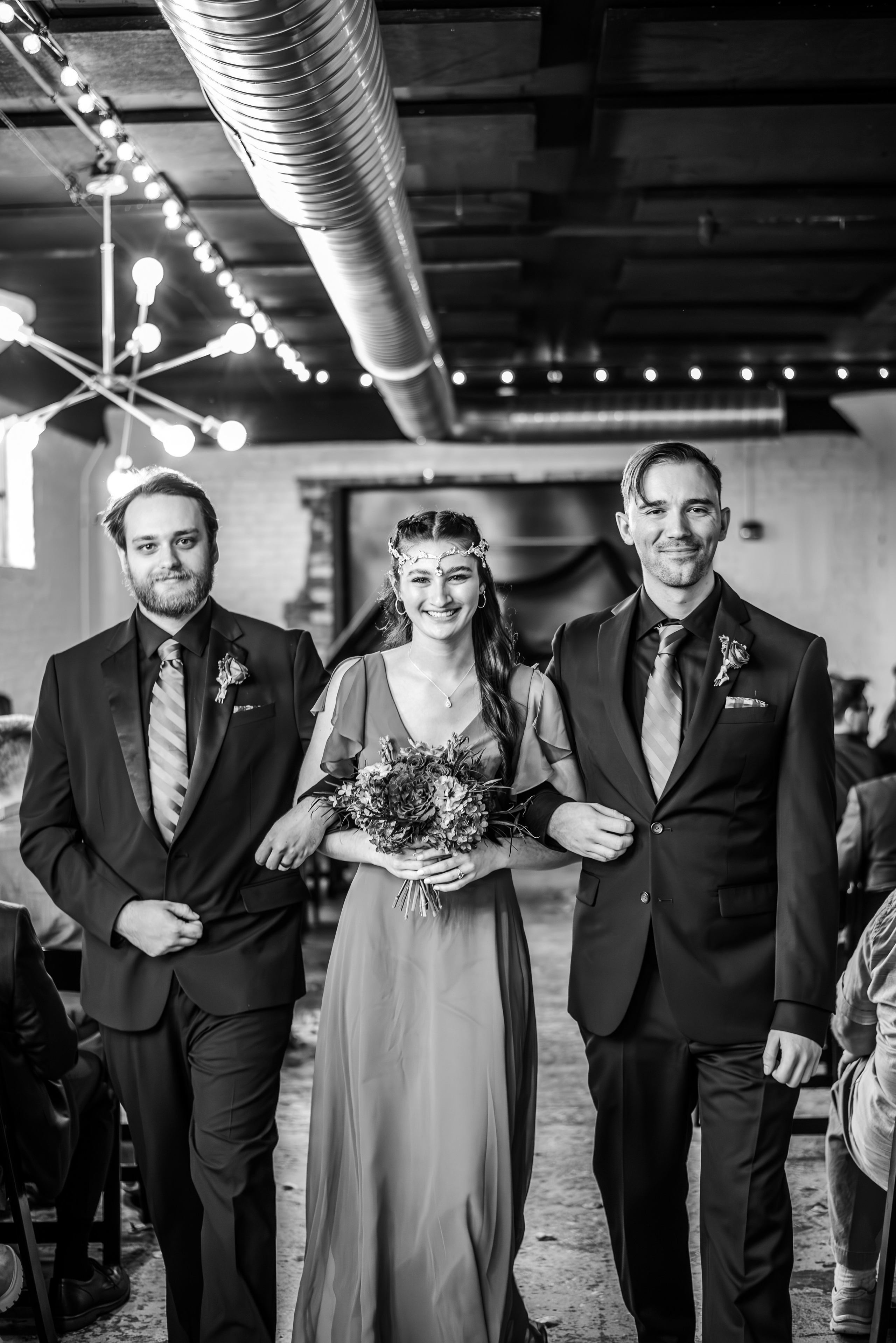 Bold & Dramatic Wedding at The Paper Mill on The Landing | Fort Wayne Wedding Photographer. Alexandria Danielle Photography | Fort Wayne & Indianapolis Wedding Photographer