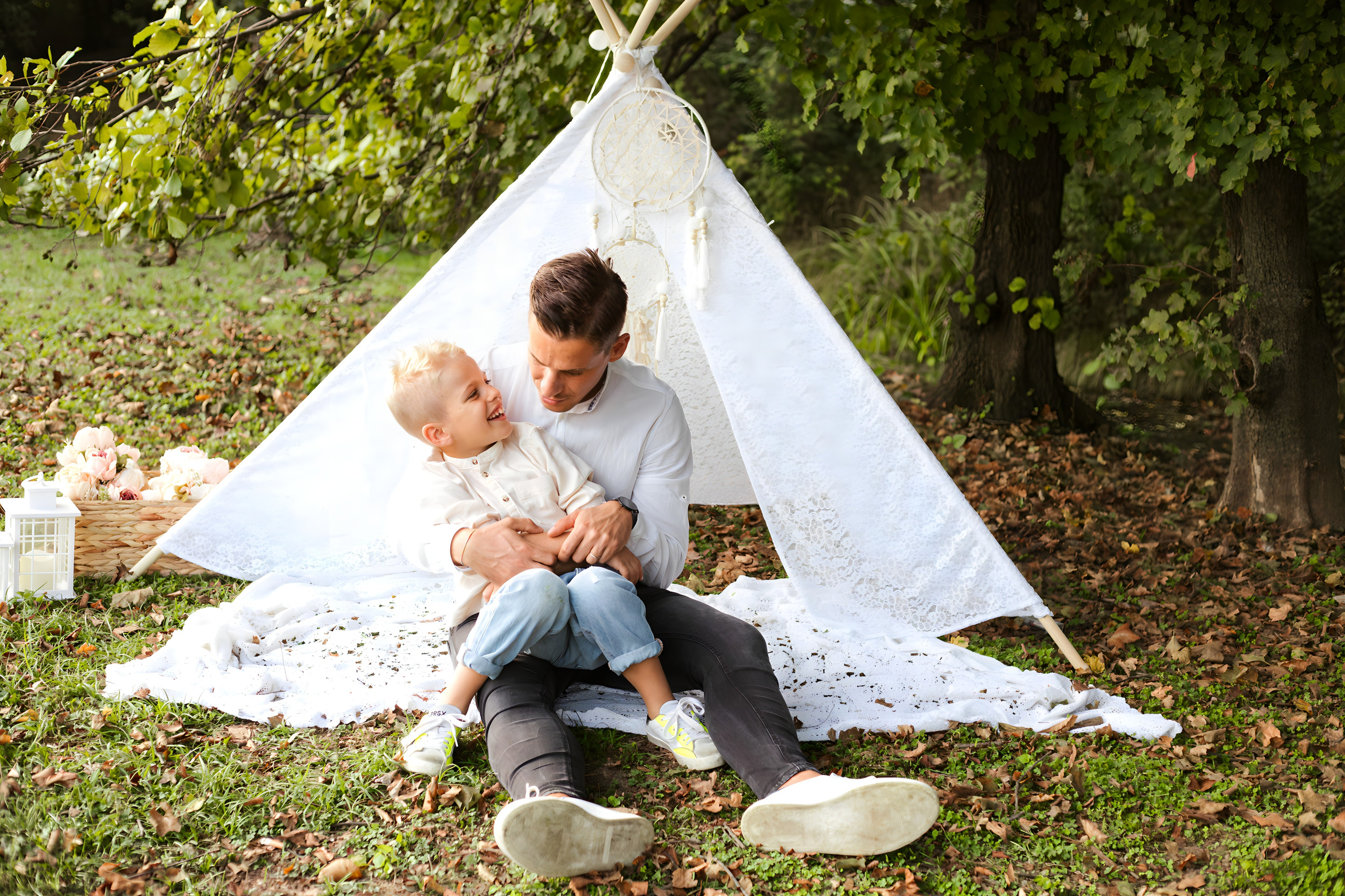 Maggie e la sua bellissima famiglia. Luci e Capricci Photography
