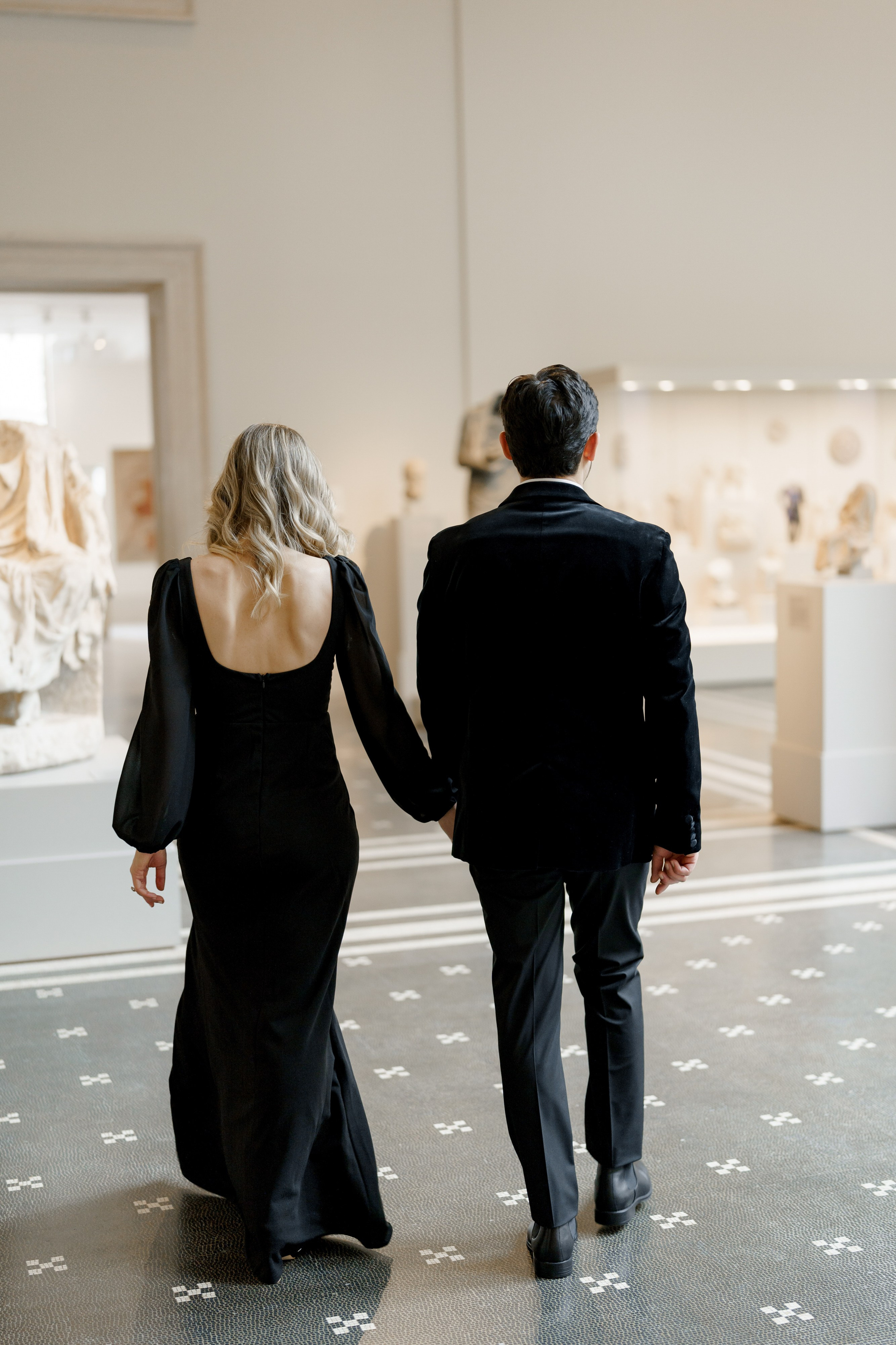 Caroline and Brendan’s Museum MET and Library Engagement Shoot. Wedding photographer and videographer New York | New Jersey