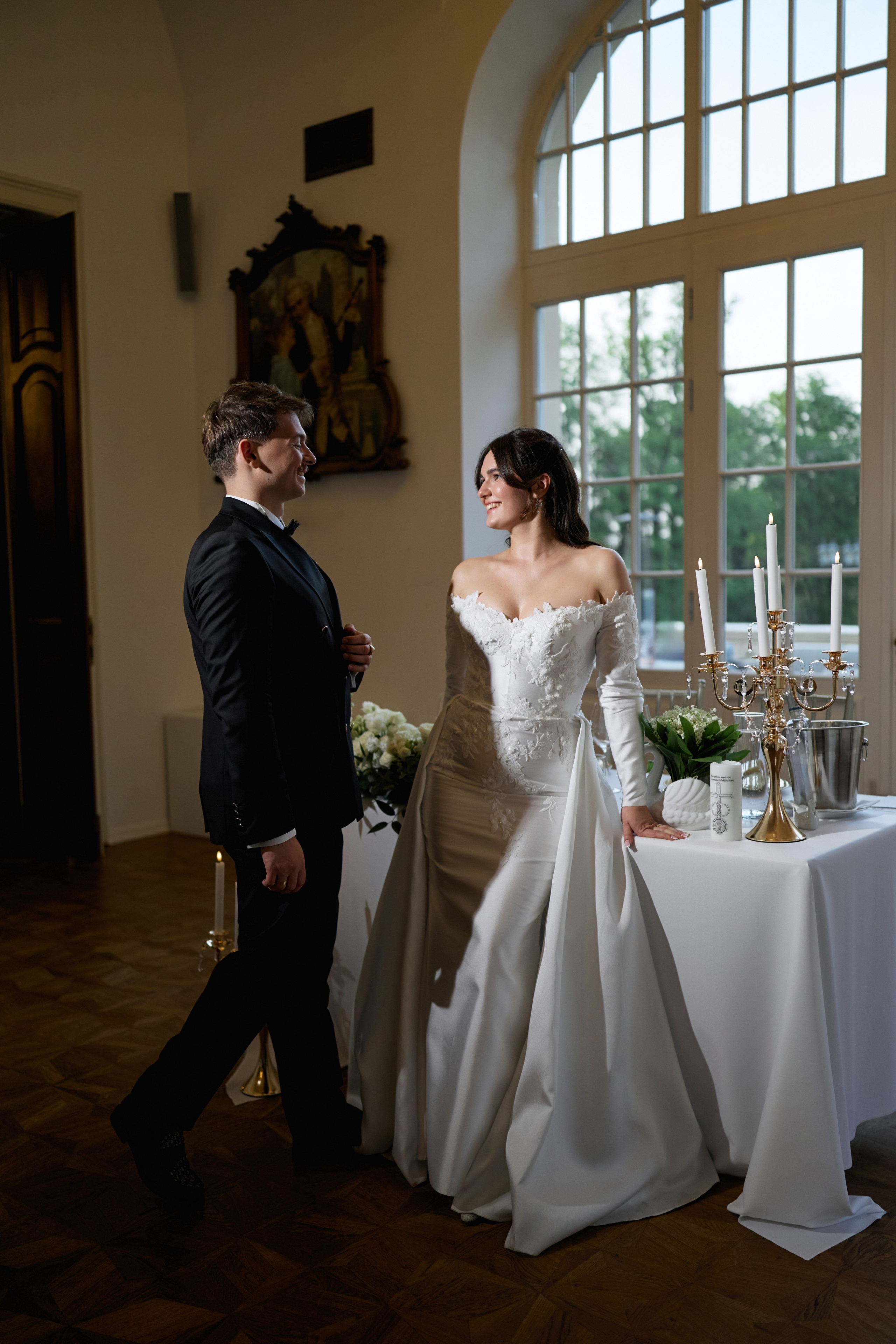 Wiktoria & Kacper. Pałac Goetz. Fotograf ślubny i rodzinny w Krakowie Yana Klymova