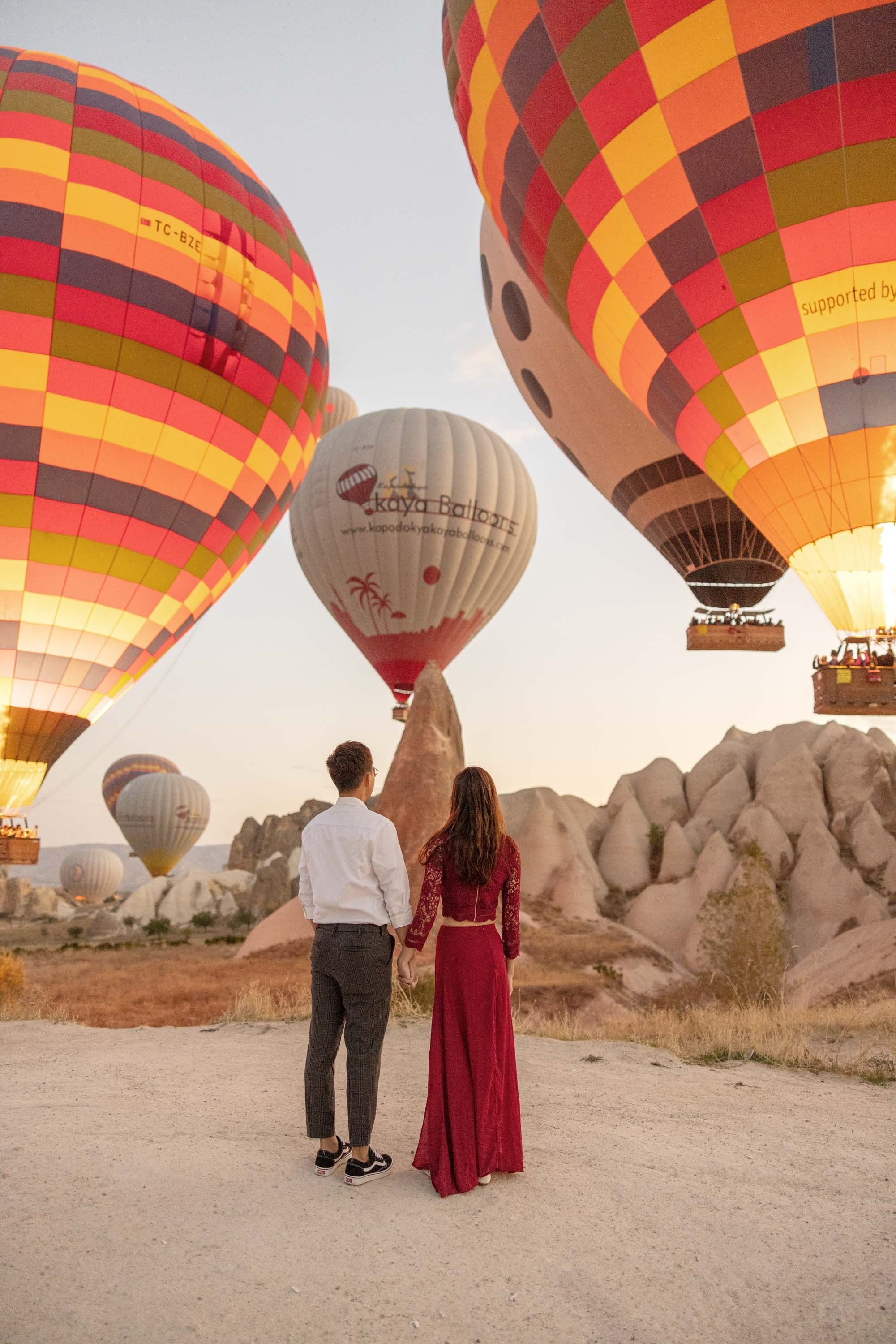 Couple photo shoot in Cappadocia. Julia Ganch I Fashion Wedding Photography I Cappadocia Turkey