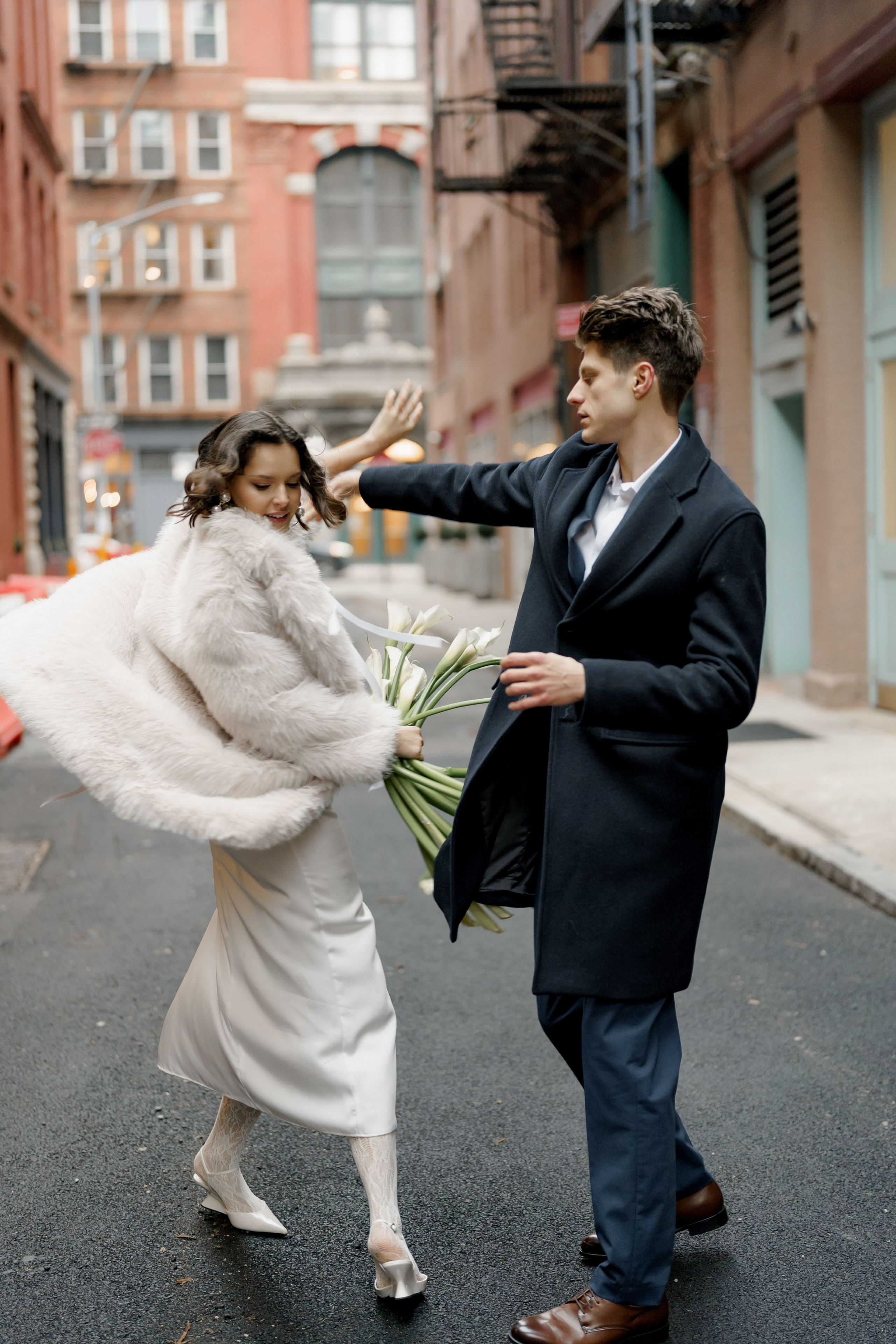Alina and Dan’s Bold and Stylish Engagement Shoot. Wedding photographer and videographer New York | New Jersey
