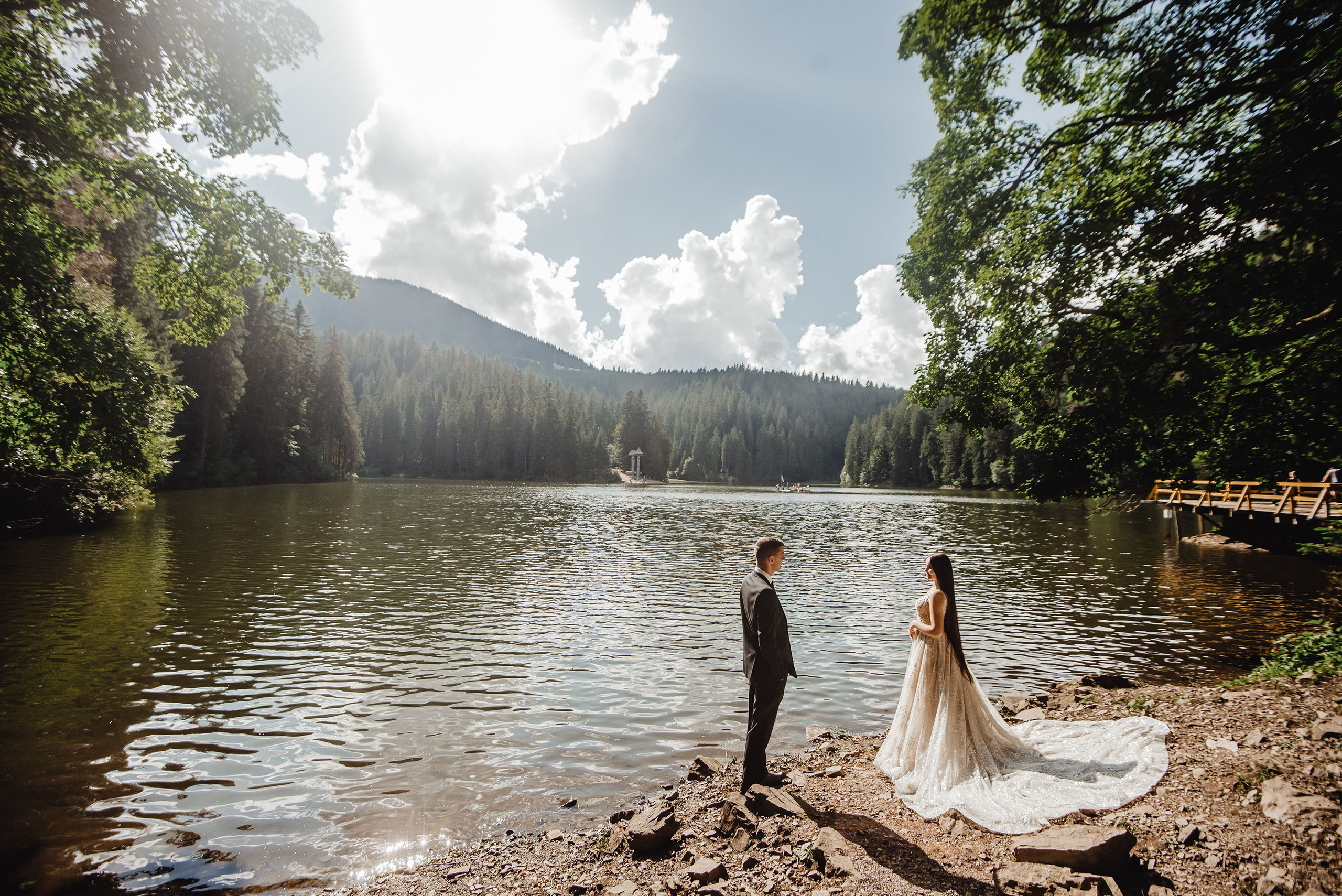 Андрій та Христина (дозйомка Синевір). Весільний та портретний фотограф Кизим Арсен