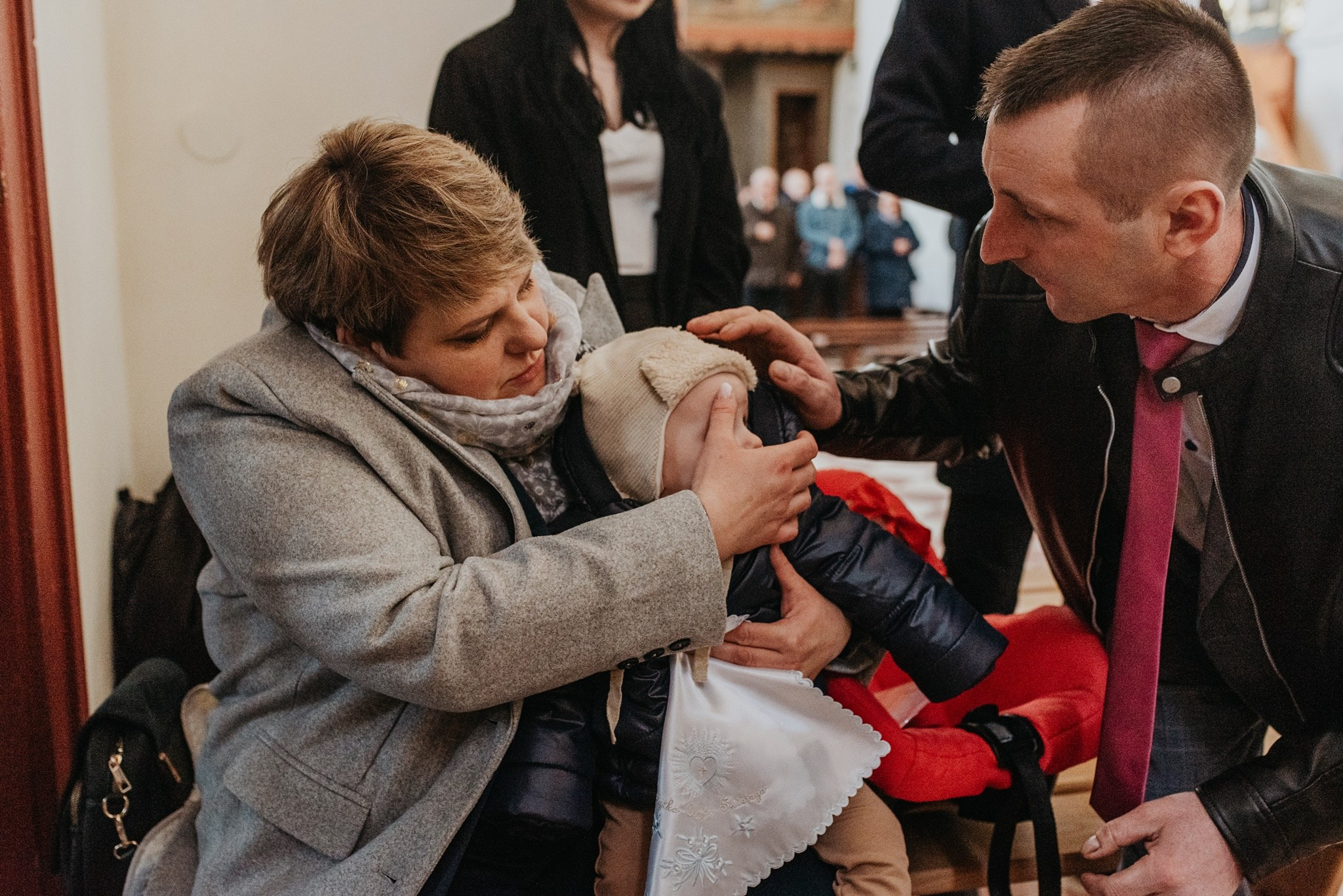 Chrzest Święty Adama. Dominika Strachacka Fotografia | Fotograf ślubny i rodzinny Opole Lubelskie Lublin