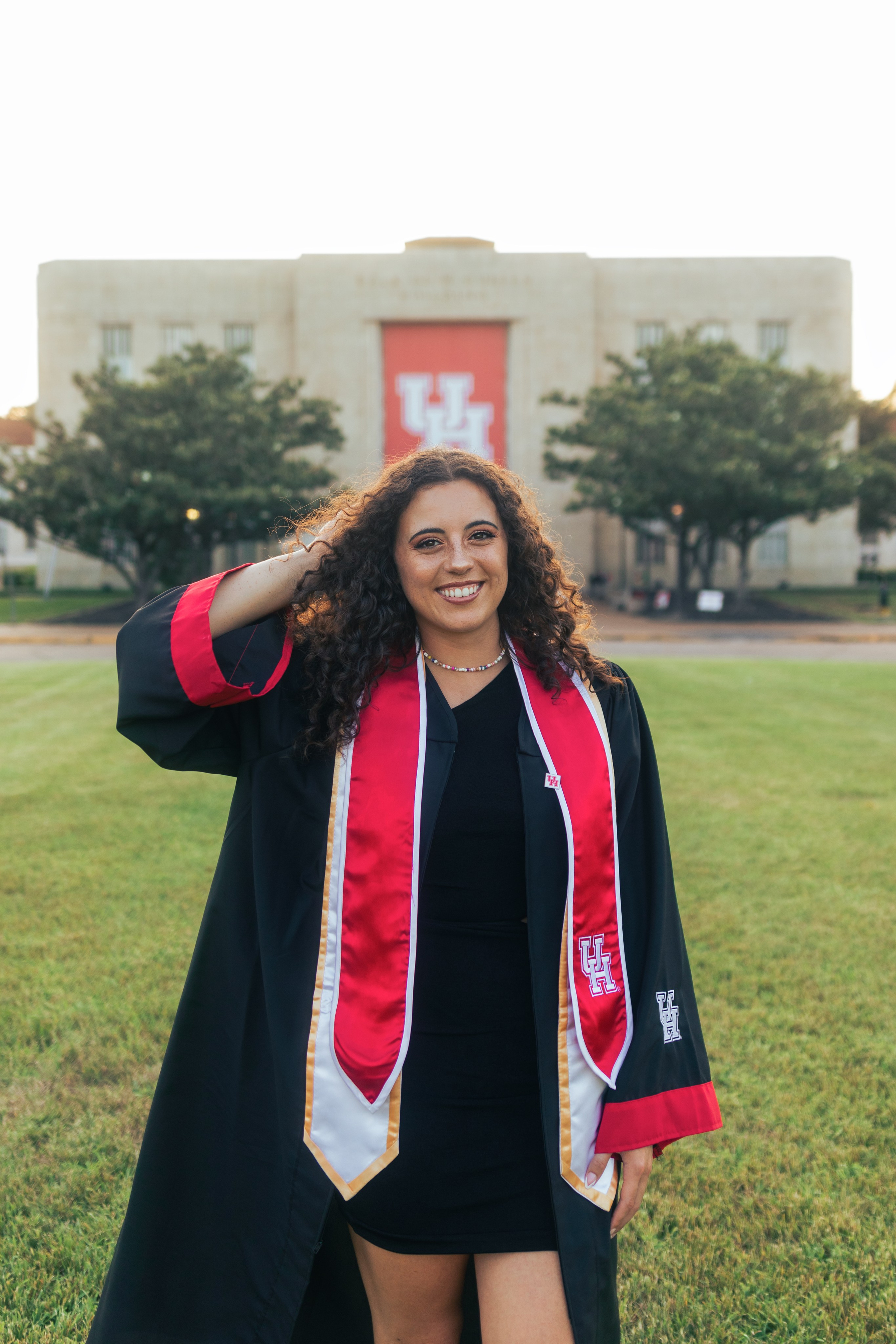 Alicia’s graduation photoshoot at the University of Houston