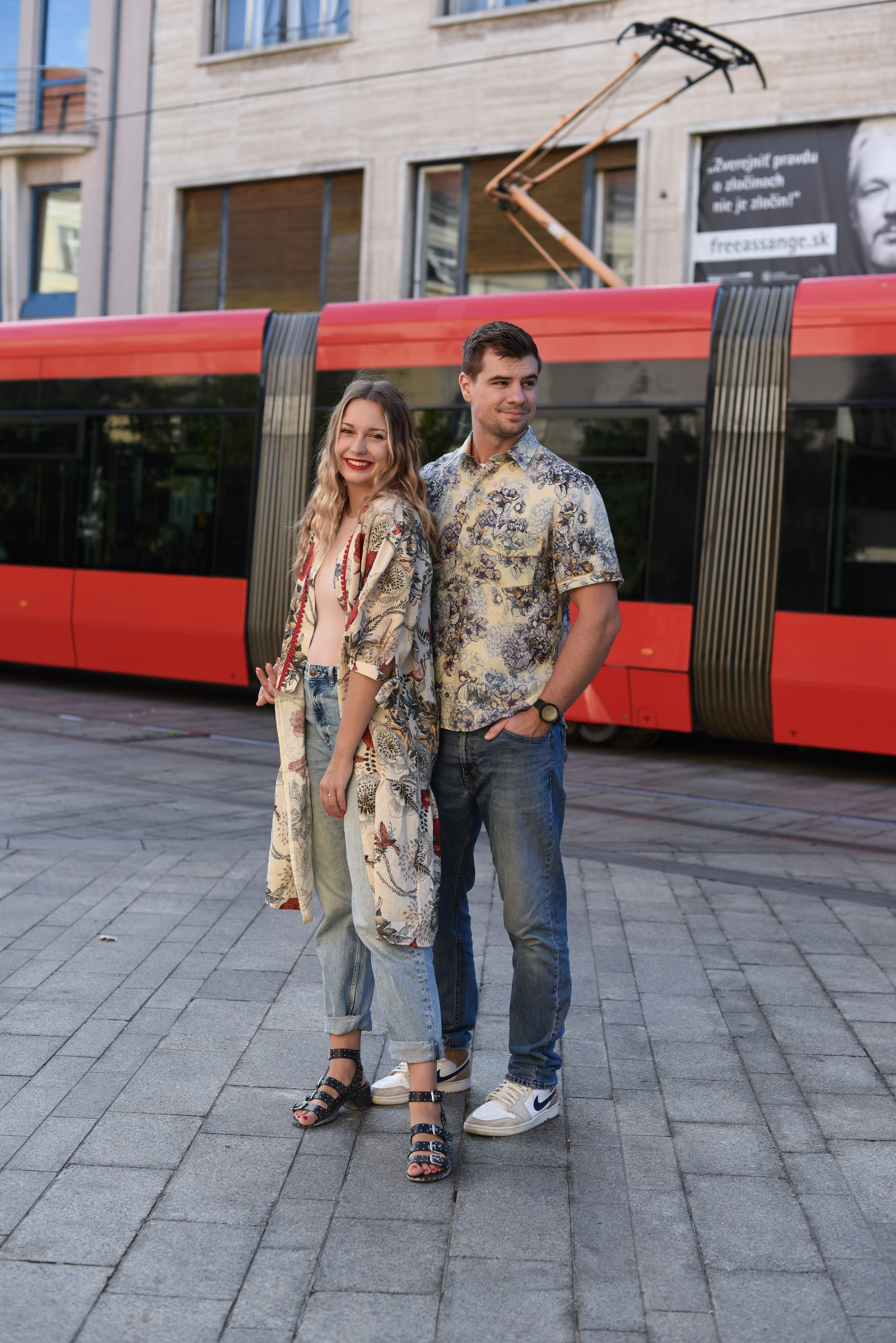 Phillip & Michaela in Bratislava. Photo Vienna and Bratislava