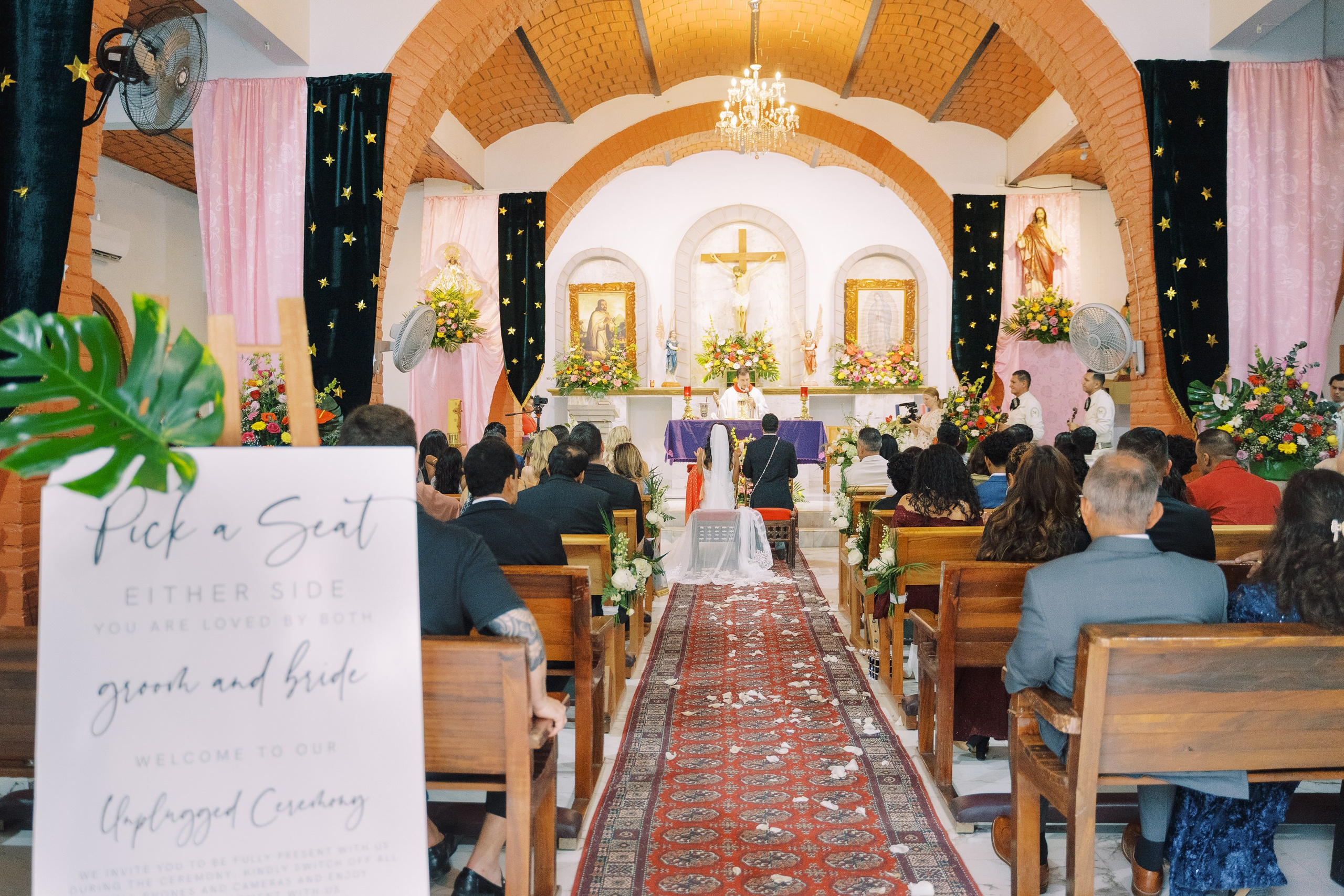 Jannet & Shan wedding in Sayulita church. Sayulita Wedding Photographer, Puerto Vallarta, Cabo