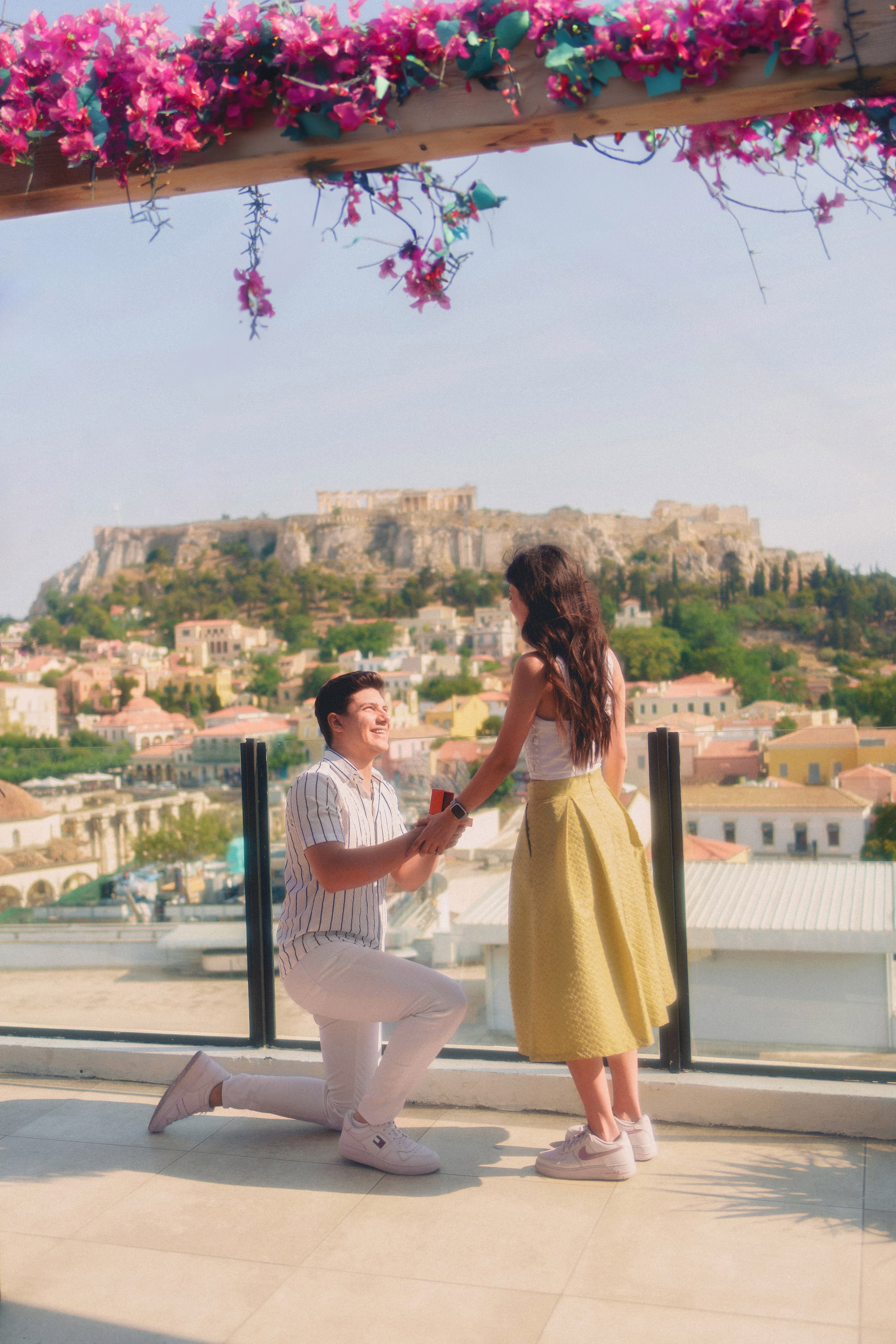 Proposal of Michel and Elissa. Photographer in Greece Kristina