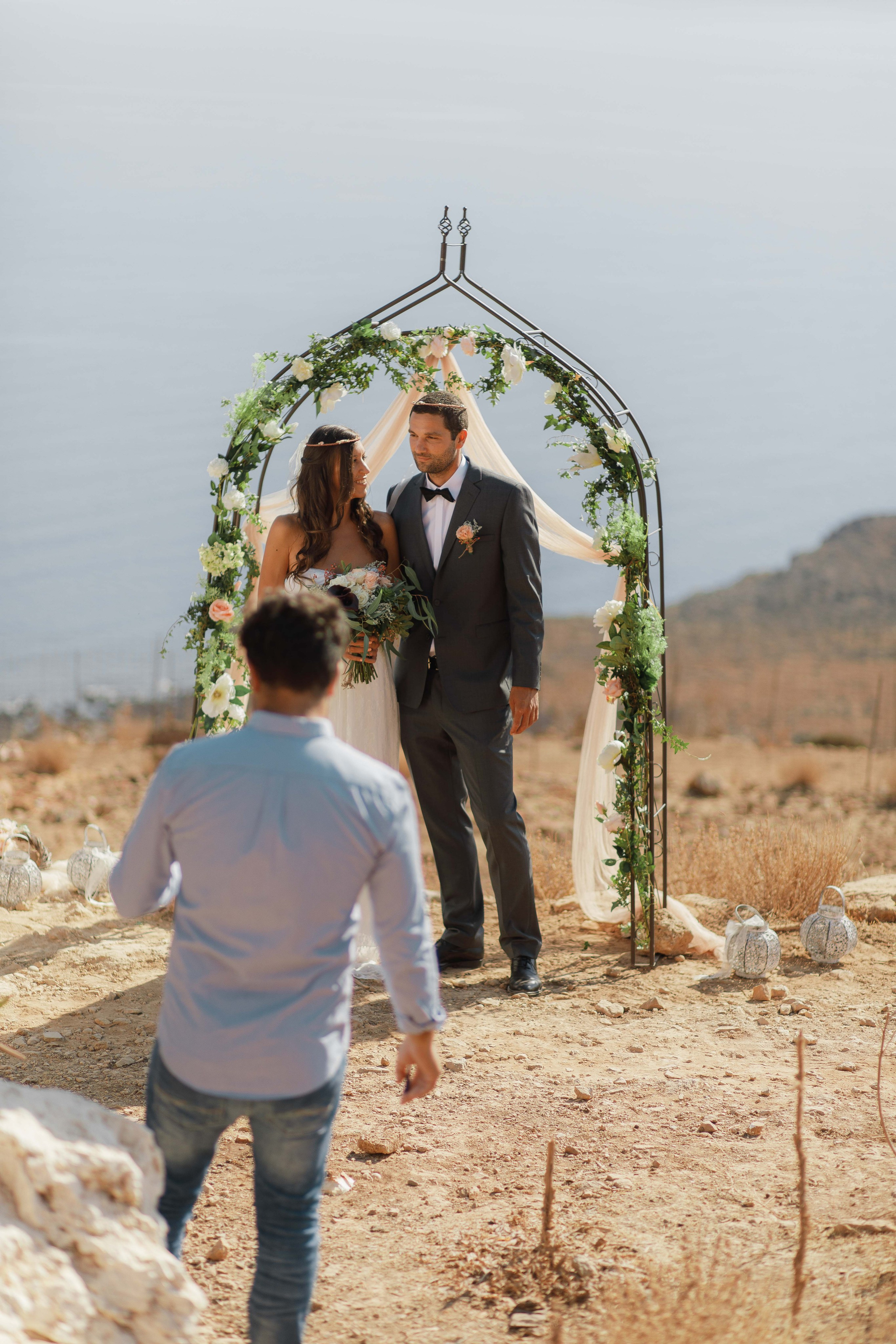 Marino & Steffi, Crete. Denny Savon — Photographer in Santorini | Weddings, Love Stories & Flying Dress