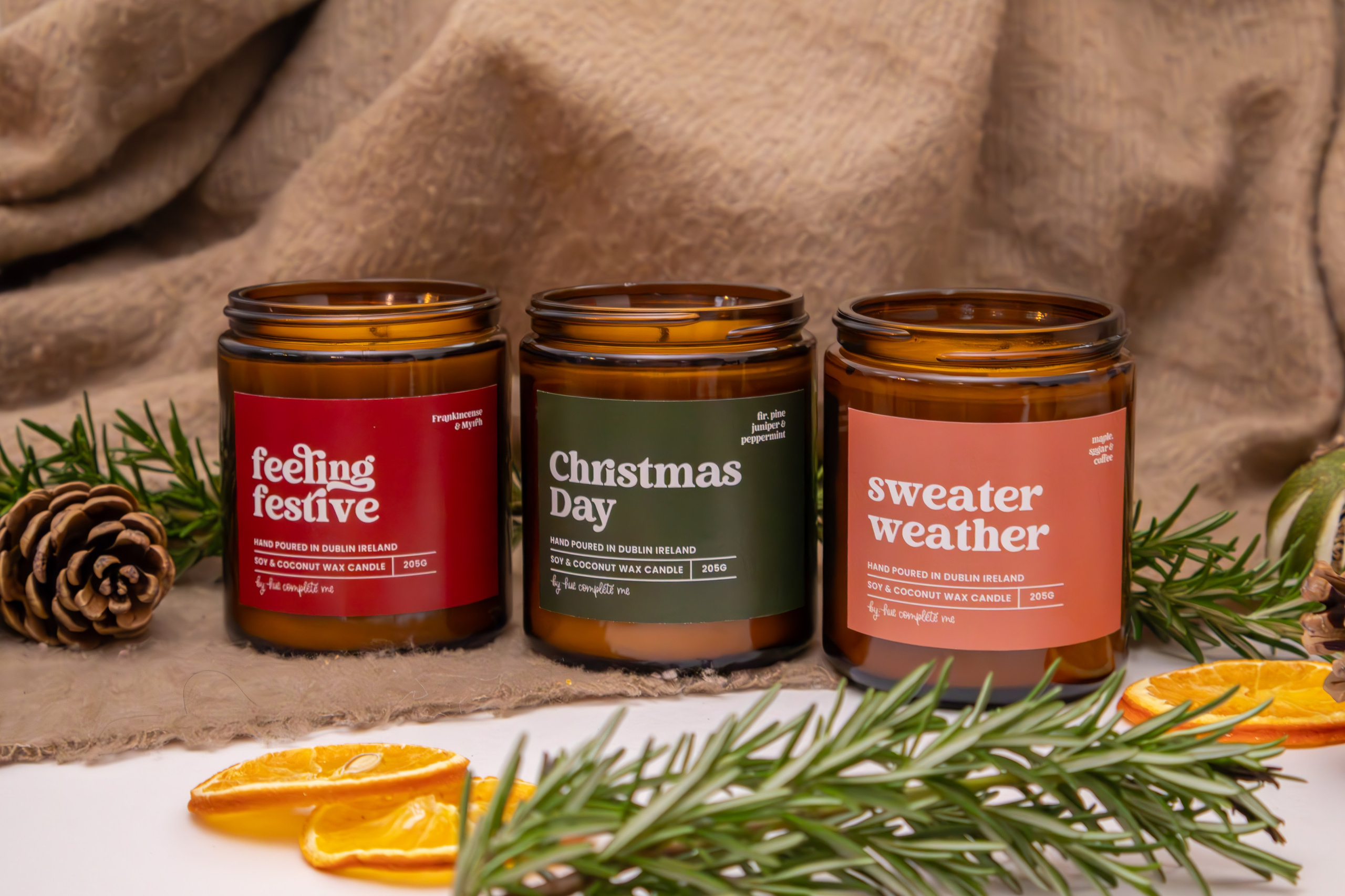 Hue Compele Me Festive Candles. Create with Twila