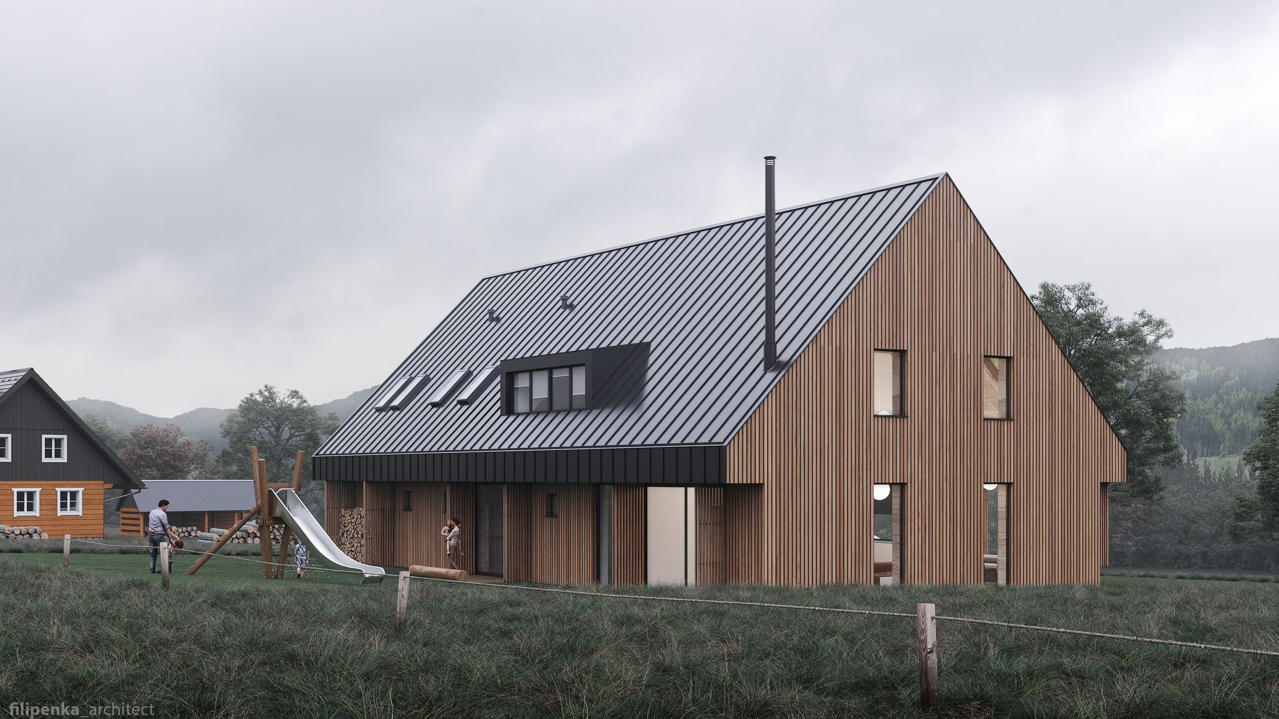 Horská chata — Orlické Záhoří. Filipenka architects